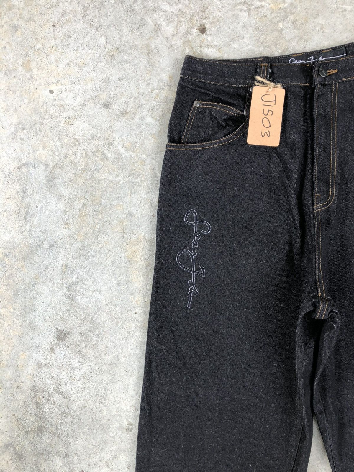 Sean John Sean John Embroidered Baggy Jeans Carpenter Denim Size US 32 / EU 48 - 4 Thumbnail