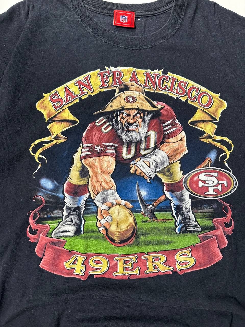 NFL Vintage San Francisco 49ers Gold Miner T Shirt Boxy Size US XL / EU 56 / 4 - 5 Thumbnail