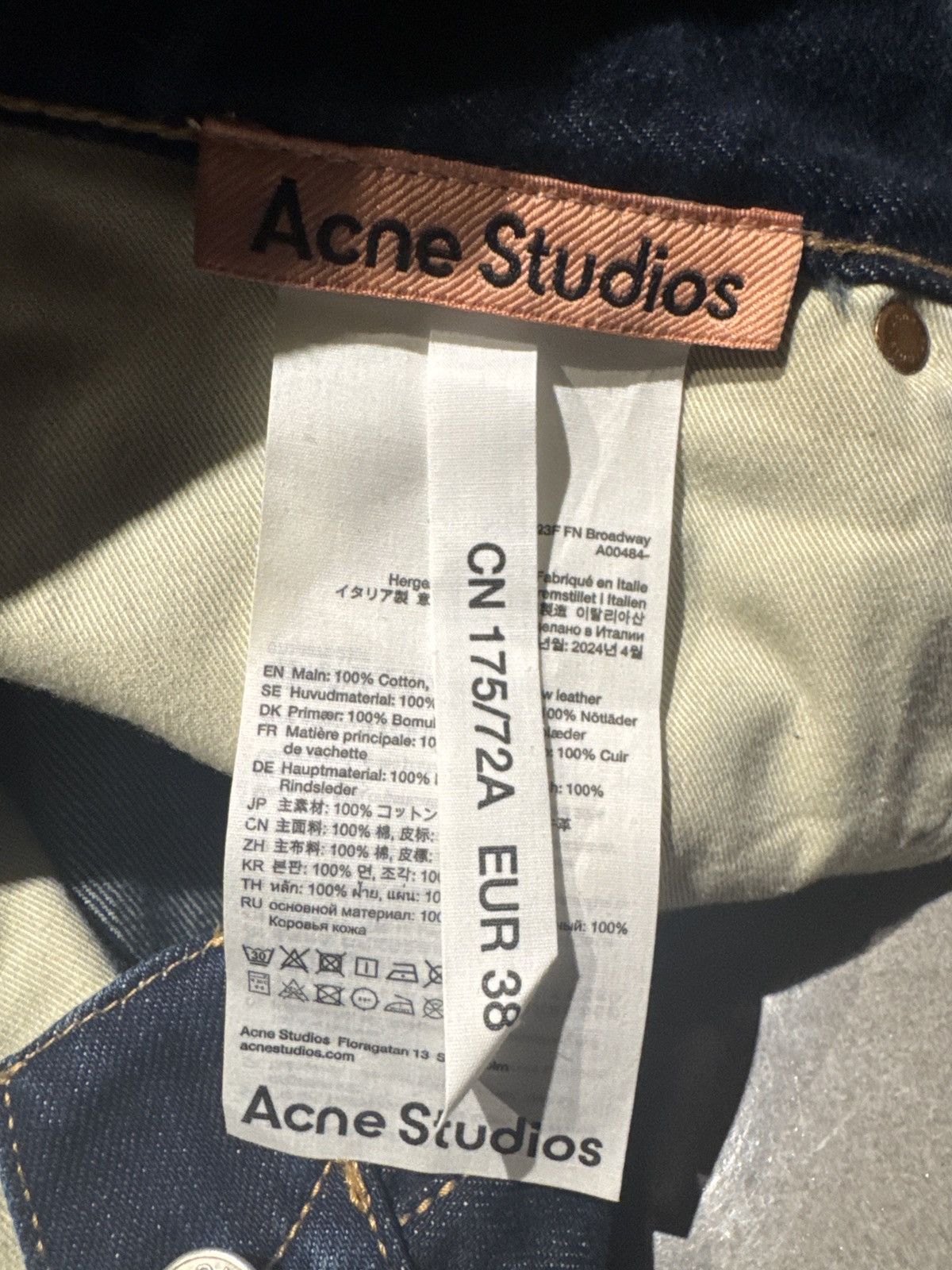 Acne Studios Acne Studios 2023M Super Baggy Broadway Jeans in Mid Size 26" / US 2 / IT 38 - 8 Thumbnail