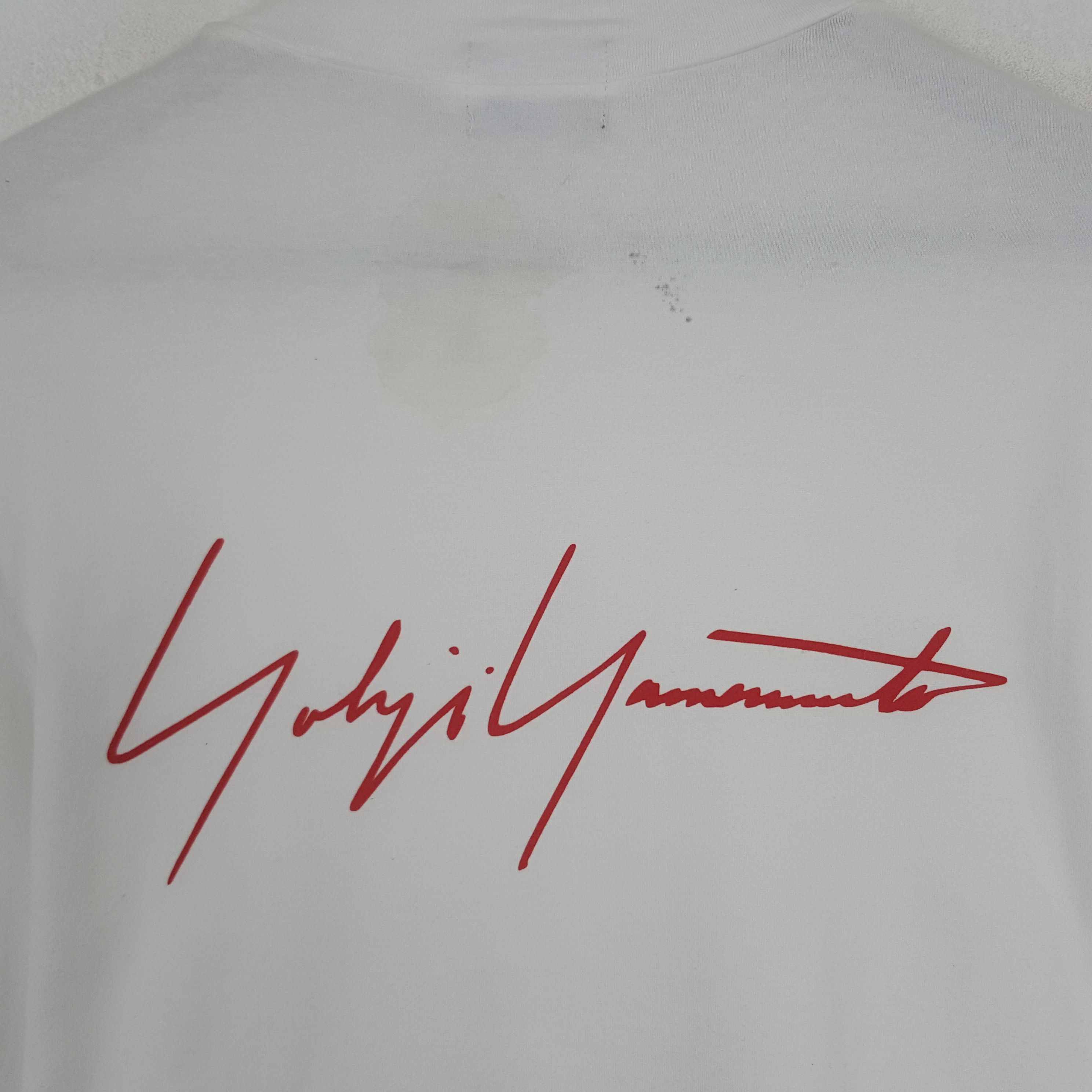 Vintage × Yohji Yamamoto Vintage Yohji Yamamoto Custom Signature Art Japan Tshirt Size US M / EU 48-50 / 2 - 2 Thumbnail
