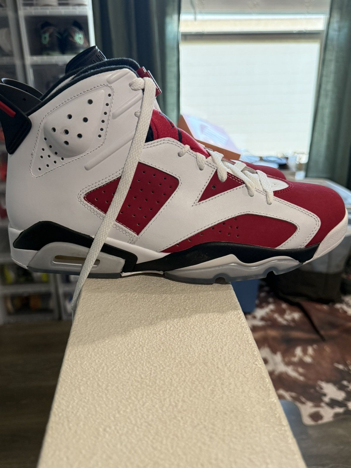 Jordan Brand Nike Air Jordan 6 Carmine size 10 Size US 10 / EU 43 - 1 Thumbnail