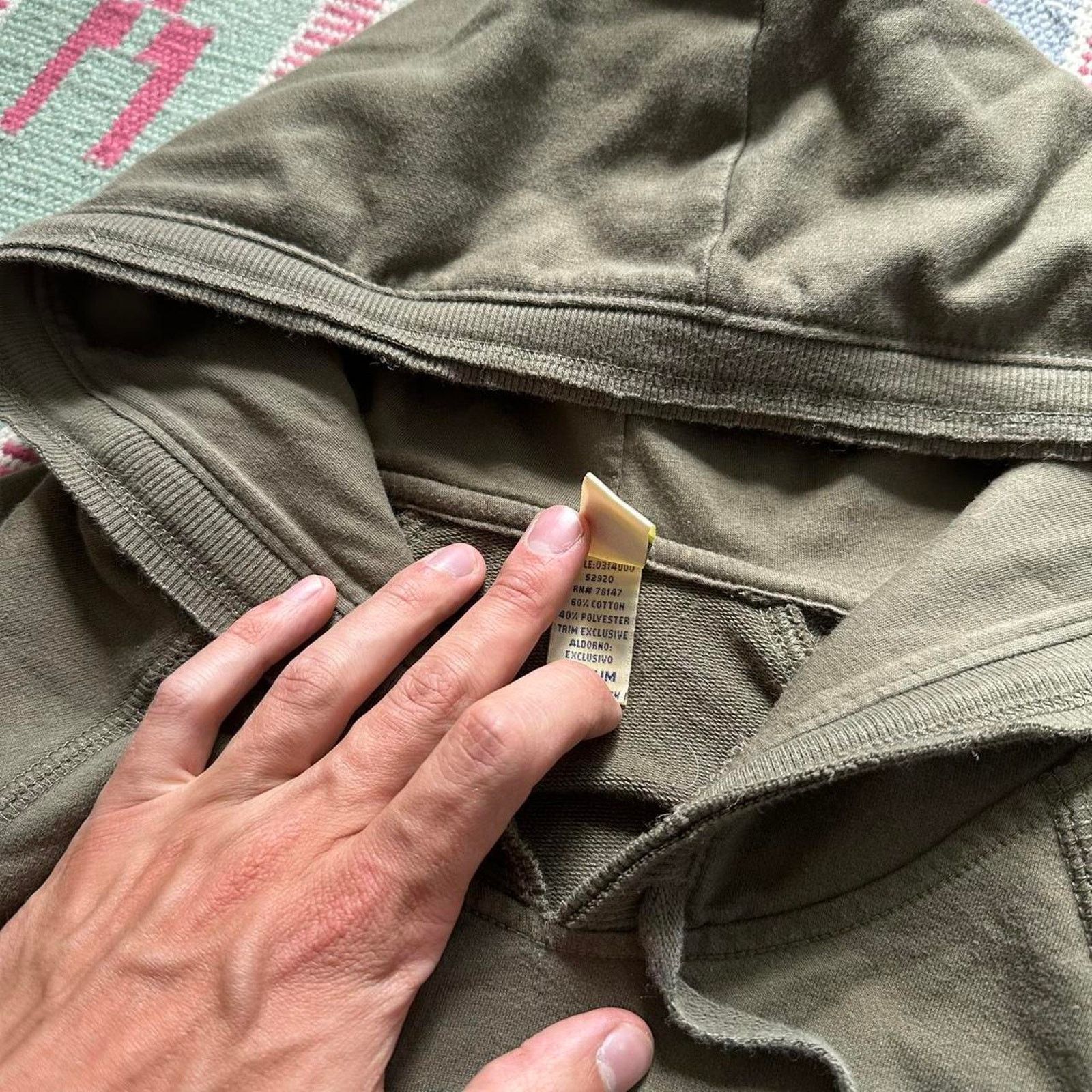 Vintage Vintage Y2K marine army green khaki grunge tattoo sweatshirt Size M / US 6-8 / IT 42-44 - 6 Thumbnail