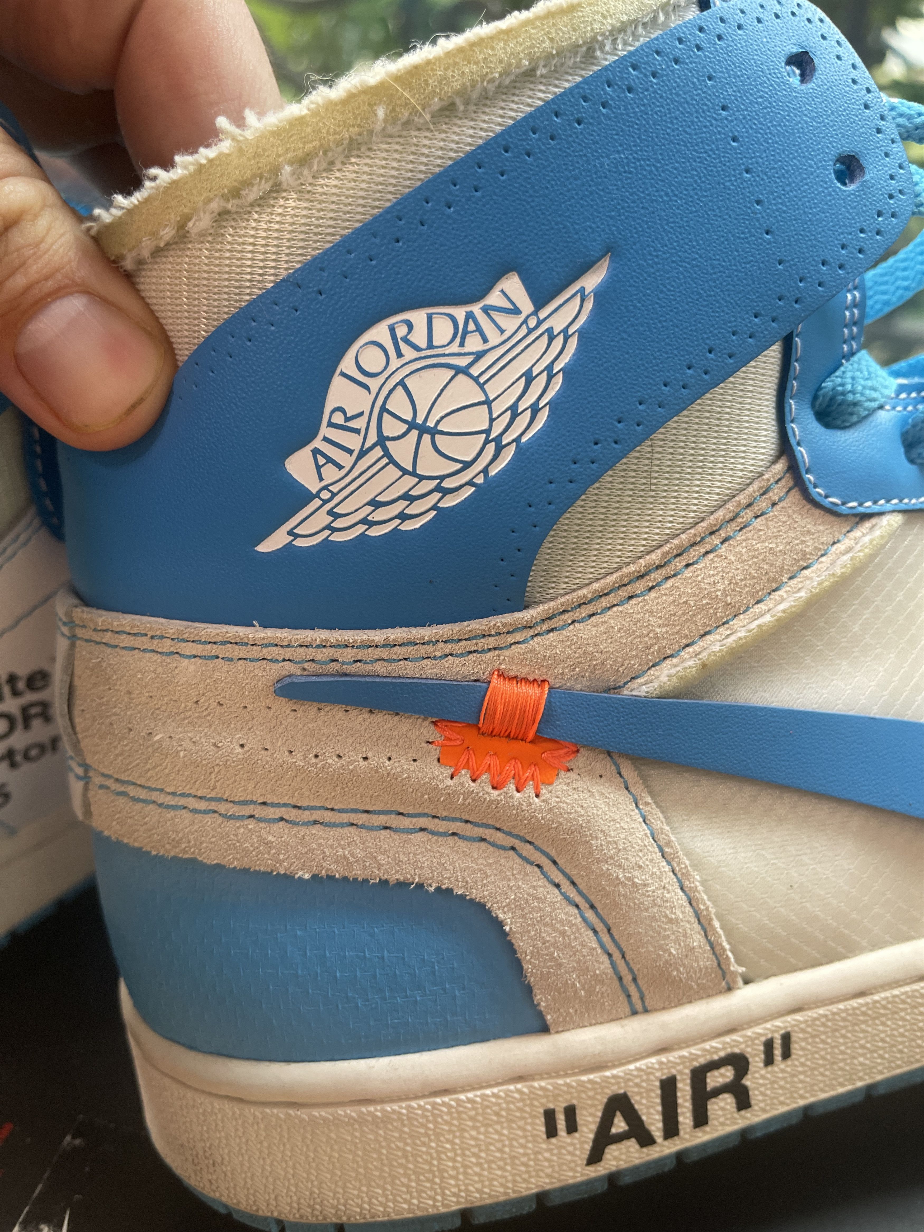 Jordan Brand × Off-White Jordan 1 Off White NRG UNC Size 12.5 Size US 12.5 / EU 45-46 - 16 Thumbnail