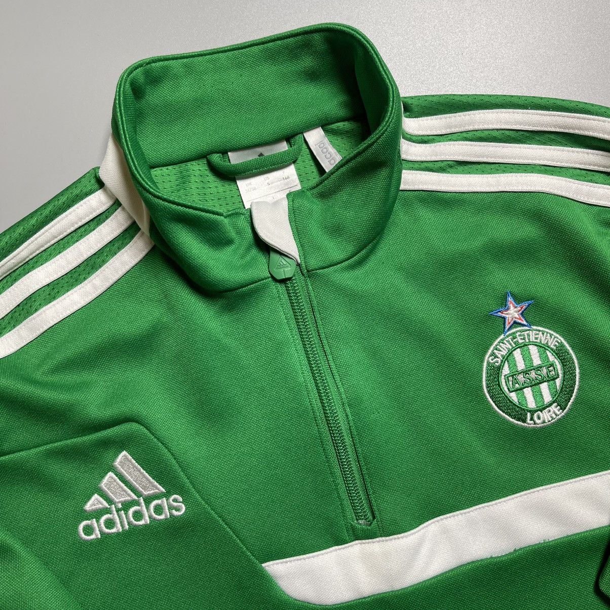 Adidas × Vintage SAINT ETIENNE ADIDAS 2013/2014 FOOTBALL TRAINING TRACK TOP Size US S / EU 44-46 / 1 - 5 Thumbnail