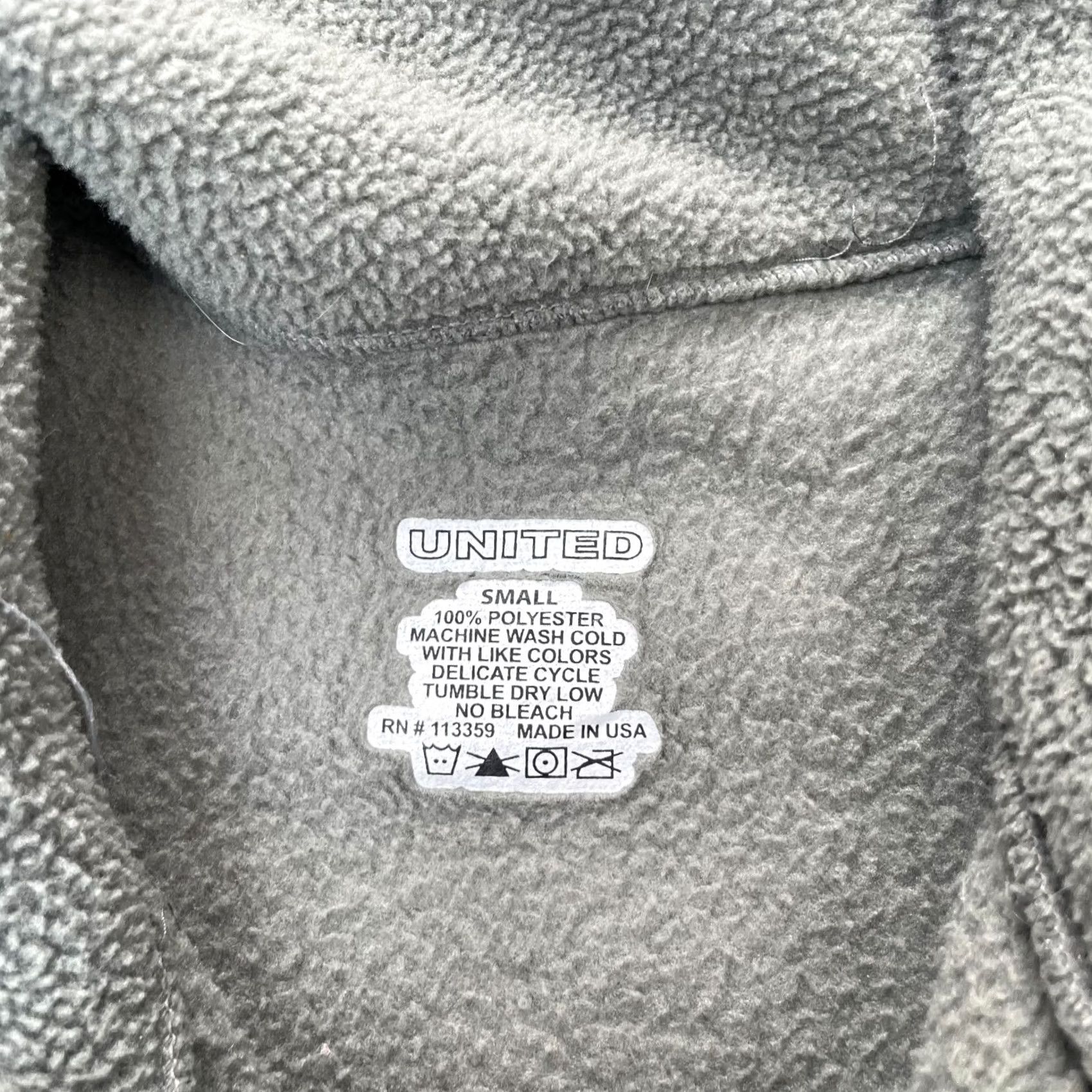 Vintage VINTAGE United Utility Jacket Mens Small Green Fleece Coat Military EDC USA Full Zip Jacket Size US S / EU 44-46 / 1 - 7 Thumbnail