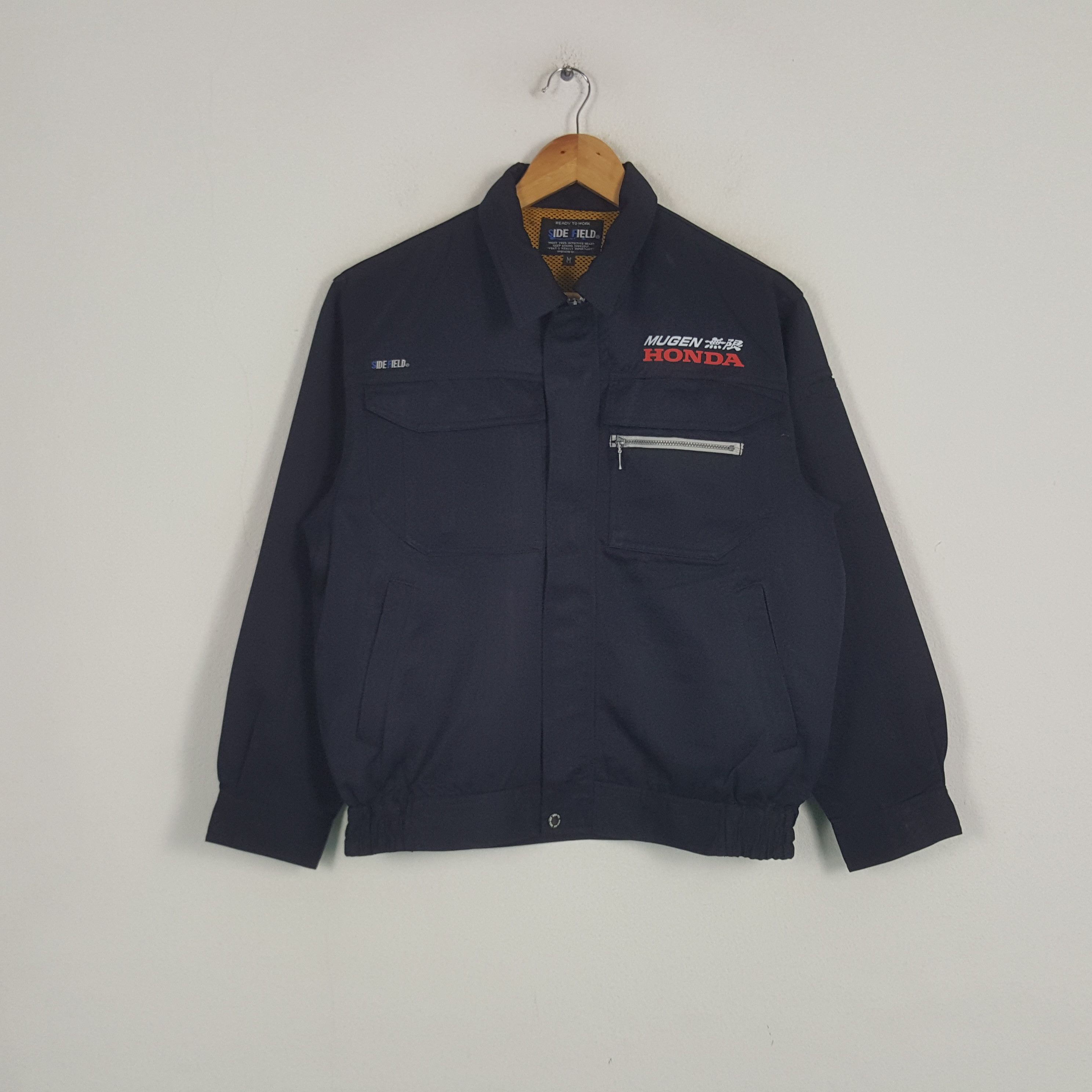 Japanese Brand × Vintage Vintage Mugen Honda Japanese Racing Team Custom Art Jacket Size US M / EU 48-50 / 2 - 3 Thumbnail