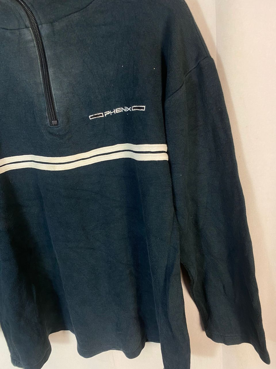 Japanese Brand × Phenix Phenix half zipper distressed long sleeve shirt Size US M / EU 48-50 / 2 - 2 Thumbnail