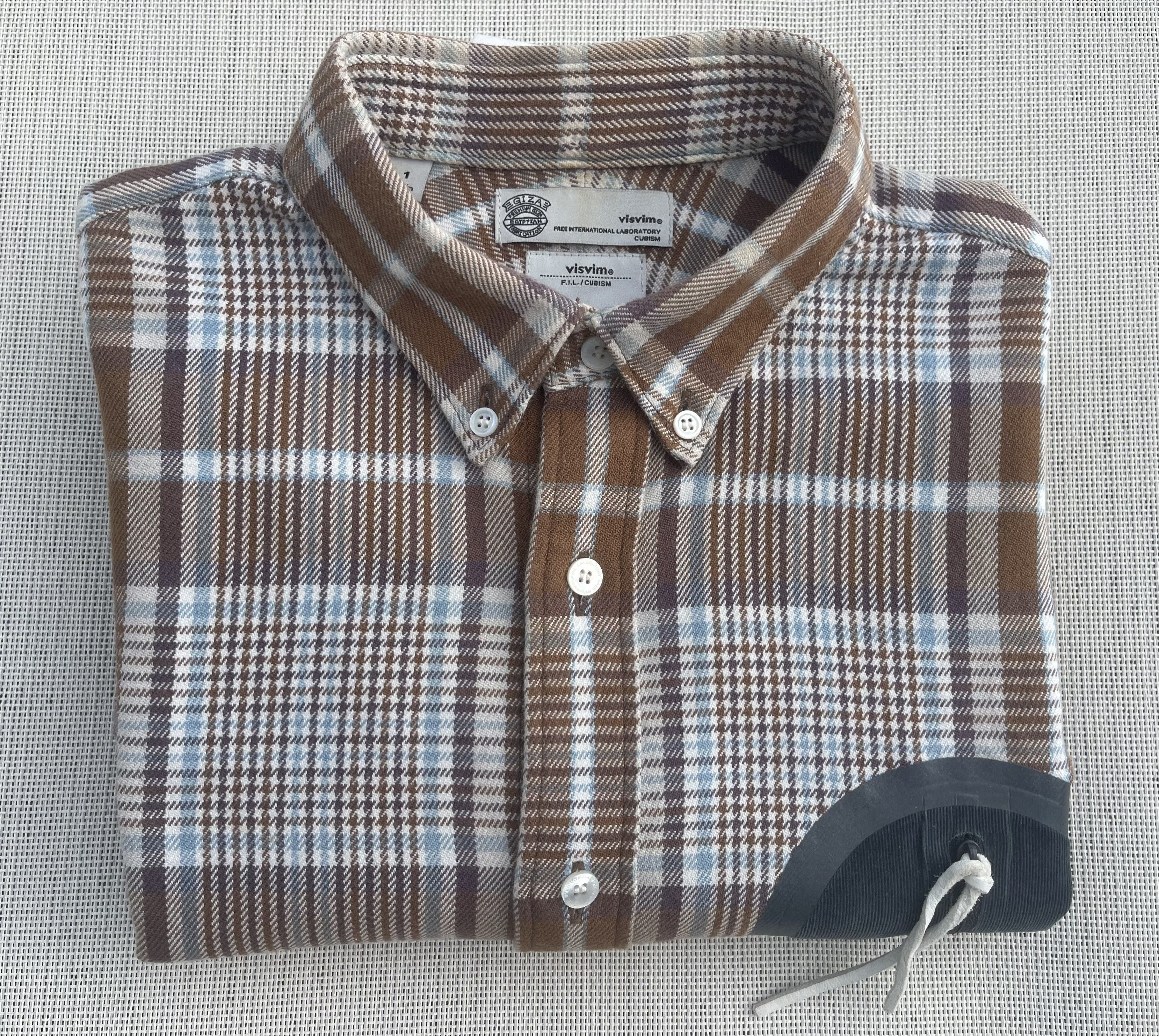 Visvim Visvim Juneau Weld Check L/S (Giza) FW13 Size 1 Size US S / EU 44-46 / 1 - 14 Thumbnail