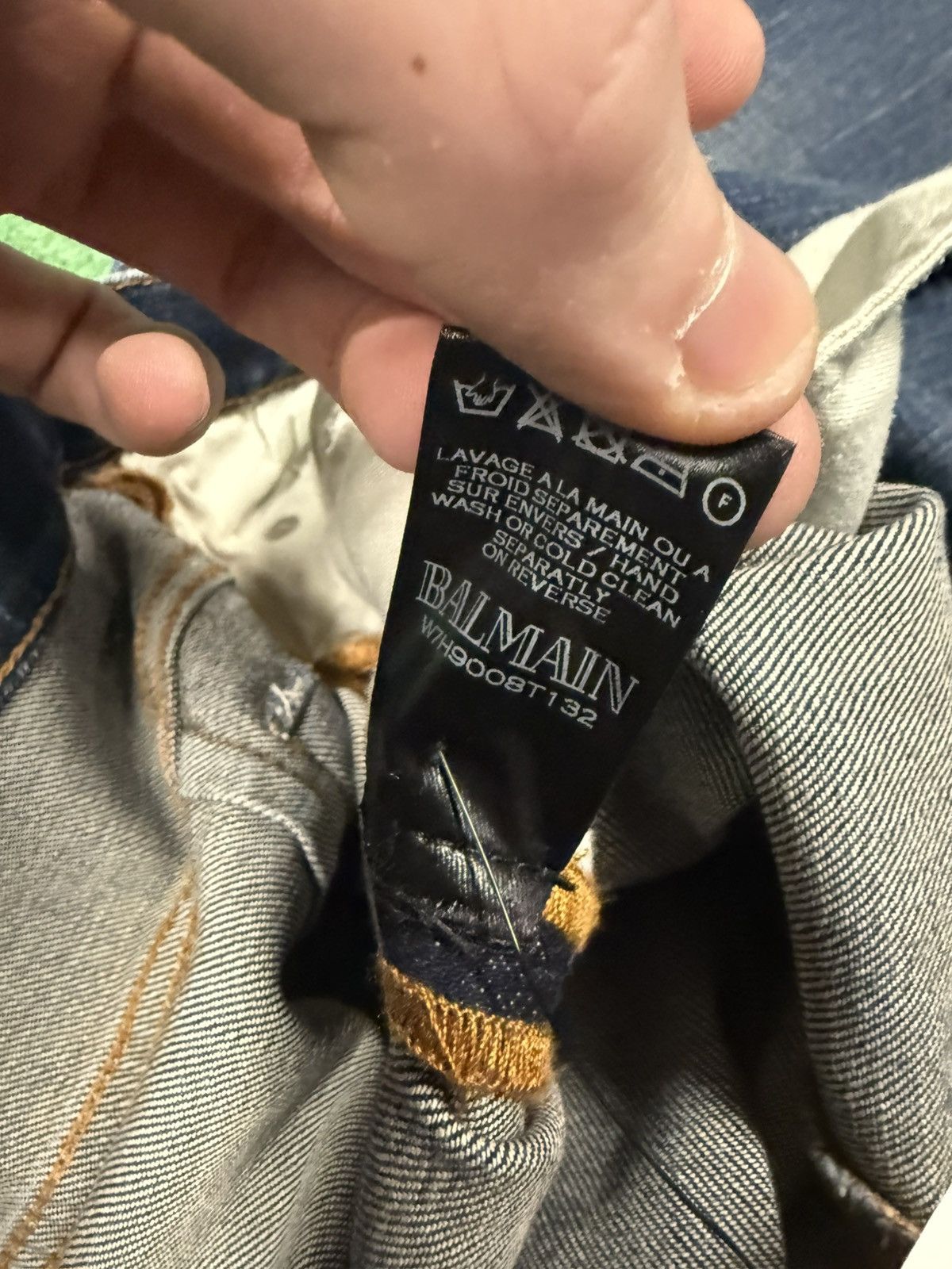 Balmain Balmain paris dark indigo straight let denim Size US 36 / EU 52 - 5 Thumbnail