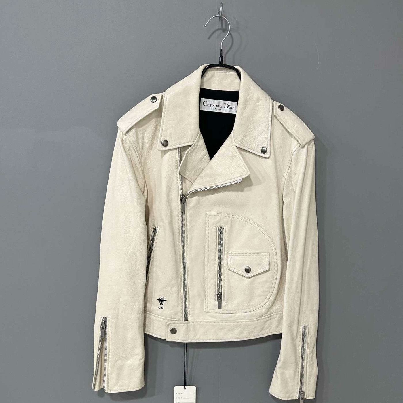 Dior Dior White Leather Jacket XS Women Size XS / US 0-2 / IT 36-38 - 1 Thumbnail