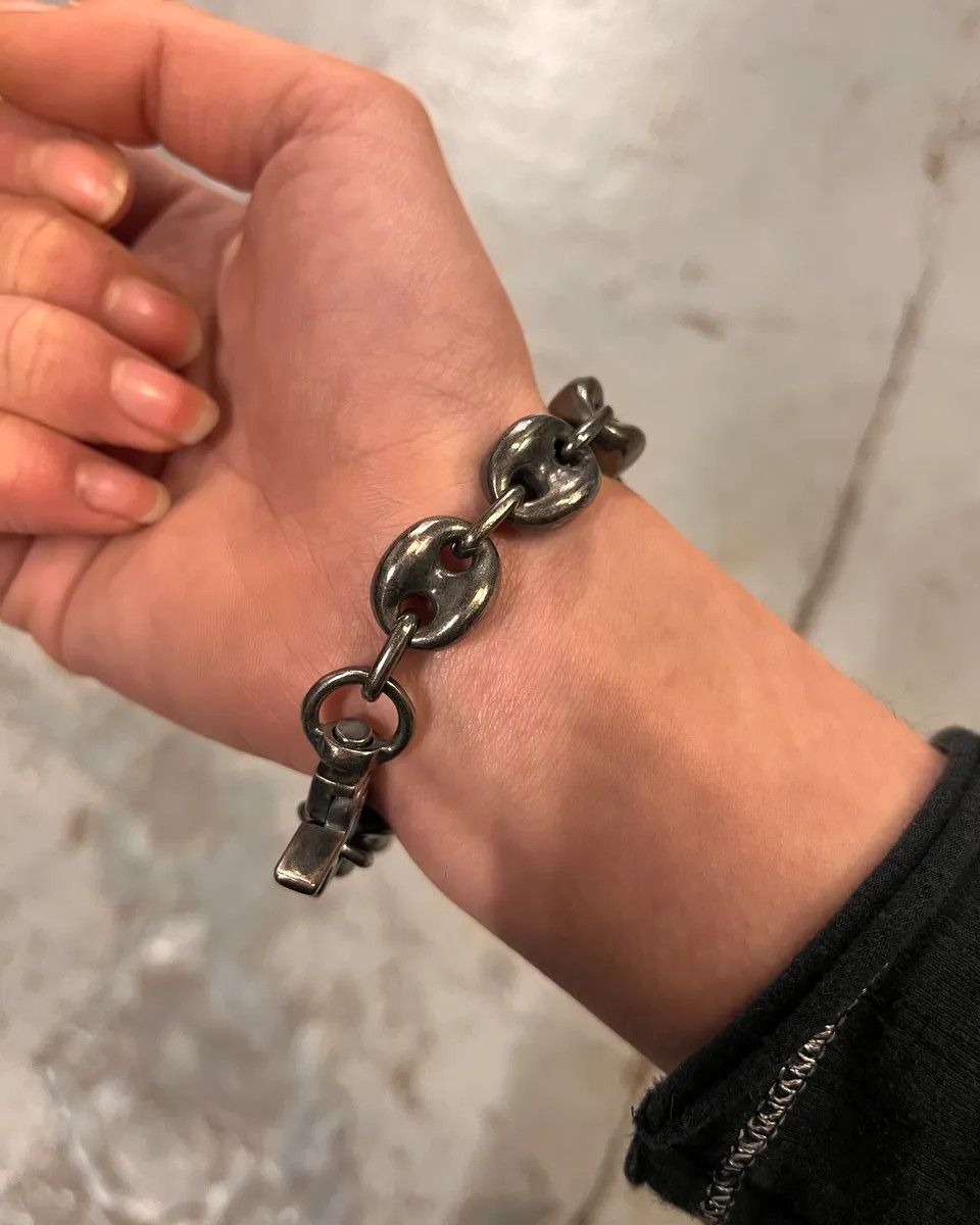 Dolce & Gabbana 2000s Dolce & Gabbana Coffee Bean Steel Bracelet Size ONE SIZE - 4 Thumbnail