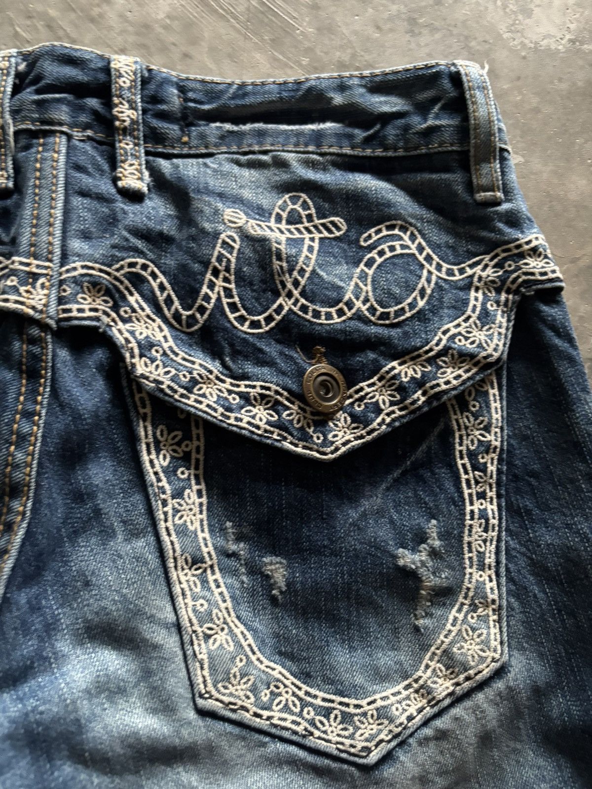 If Six Was Nine LOLITA distressed mud wash whiskered japanese grunge punk Size US 30 / EU 46 - 17 Thumbnail