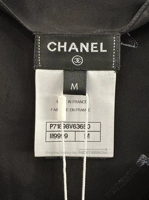 Chanel Chanel Black Silk Midi Skirt . Size 23" - 5 Thumbnail