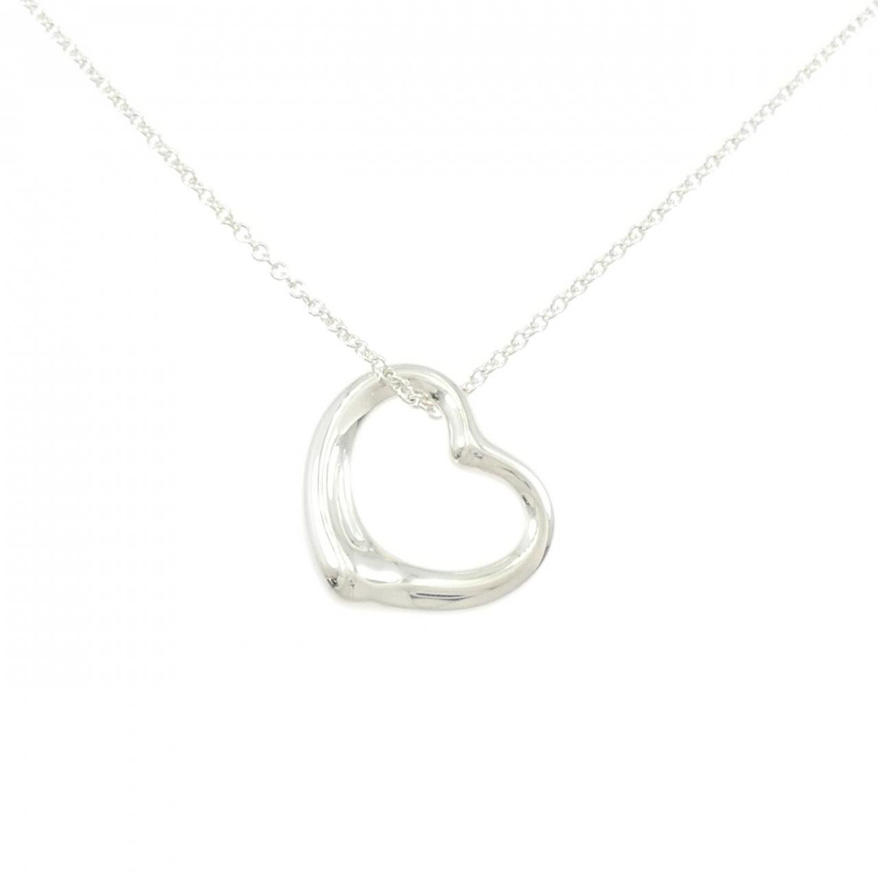 Tiffany & Co. Tiffany & Co. Tiffany Open Heart 925 Silver Necklace Precious Metal Necklace 60020474 DUTY FREE for USA Size ONE SIZE - 1 Thumbnail
