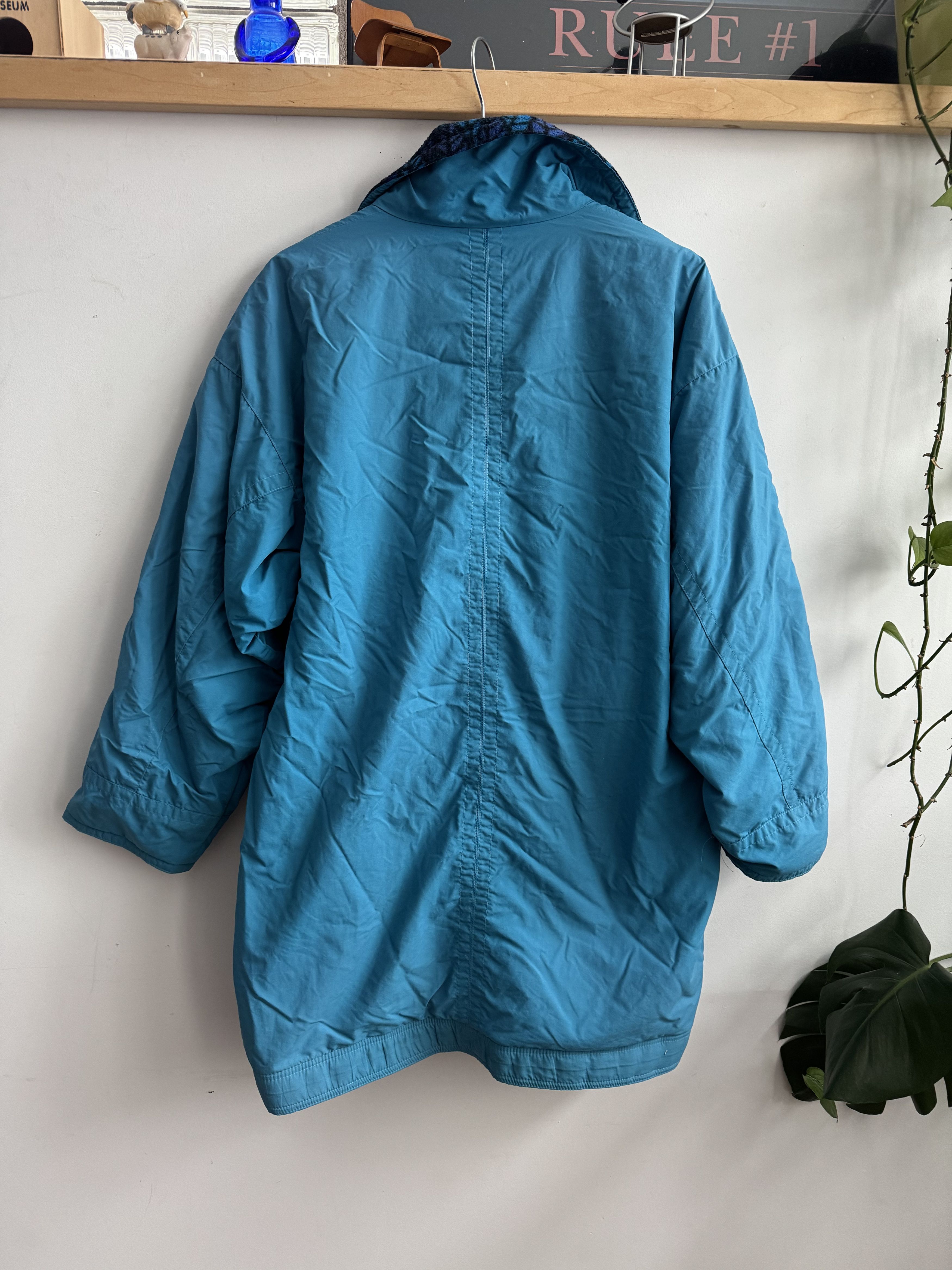 Patagonia 80/90s Patagonia Parka Fleece Lined Jacket Size Womens M Size M / US 6-8 / IT 42-44 - 2 Thumbnail