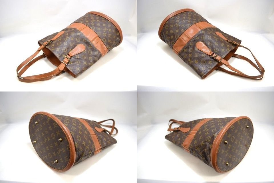 Louis Vuitton Louis Vuitton Bucket GM Hand Bag Monogram Canvas T42236 Size ONE SIZE - 3 Thumbnail