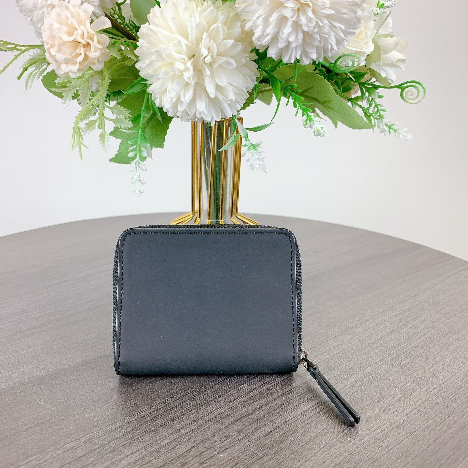Tory Burch Tory Burch 149653 BRITTEN Matte Black PU BiFold Fold Wallet Size ONE SIZE - 2 Thumbnail