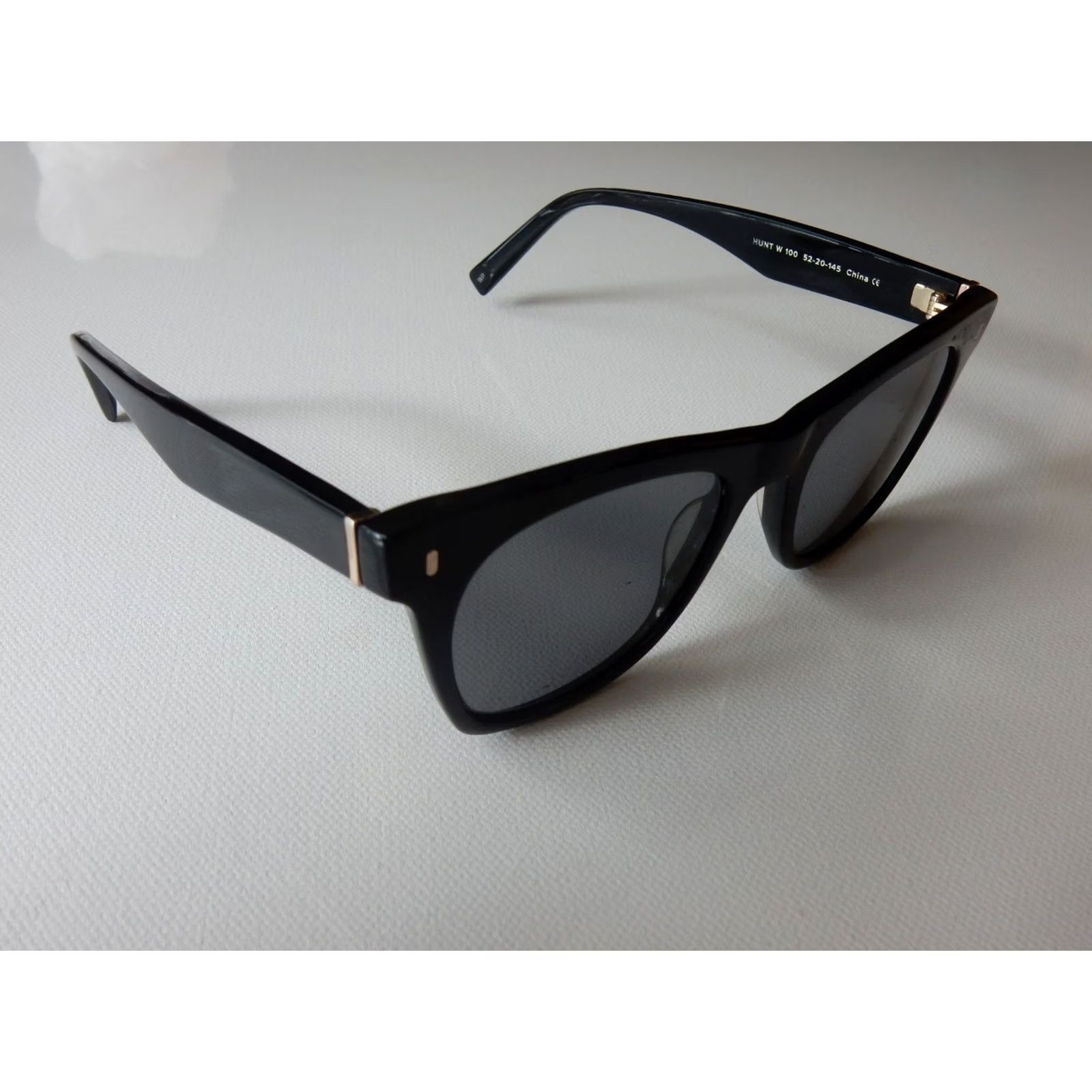 Parker VINTAGE Warby Parker Sunglasses FRAMES ONLY 49[]20 145 Hunt Black Men Adults Size ONE SIZE - 2 Thumbnail