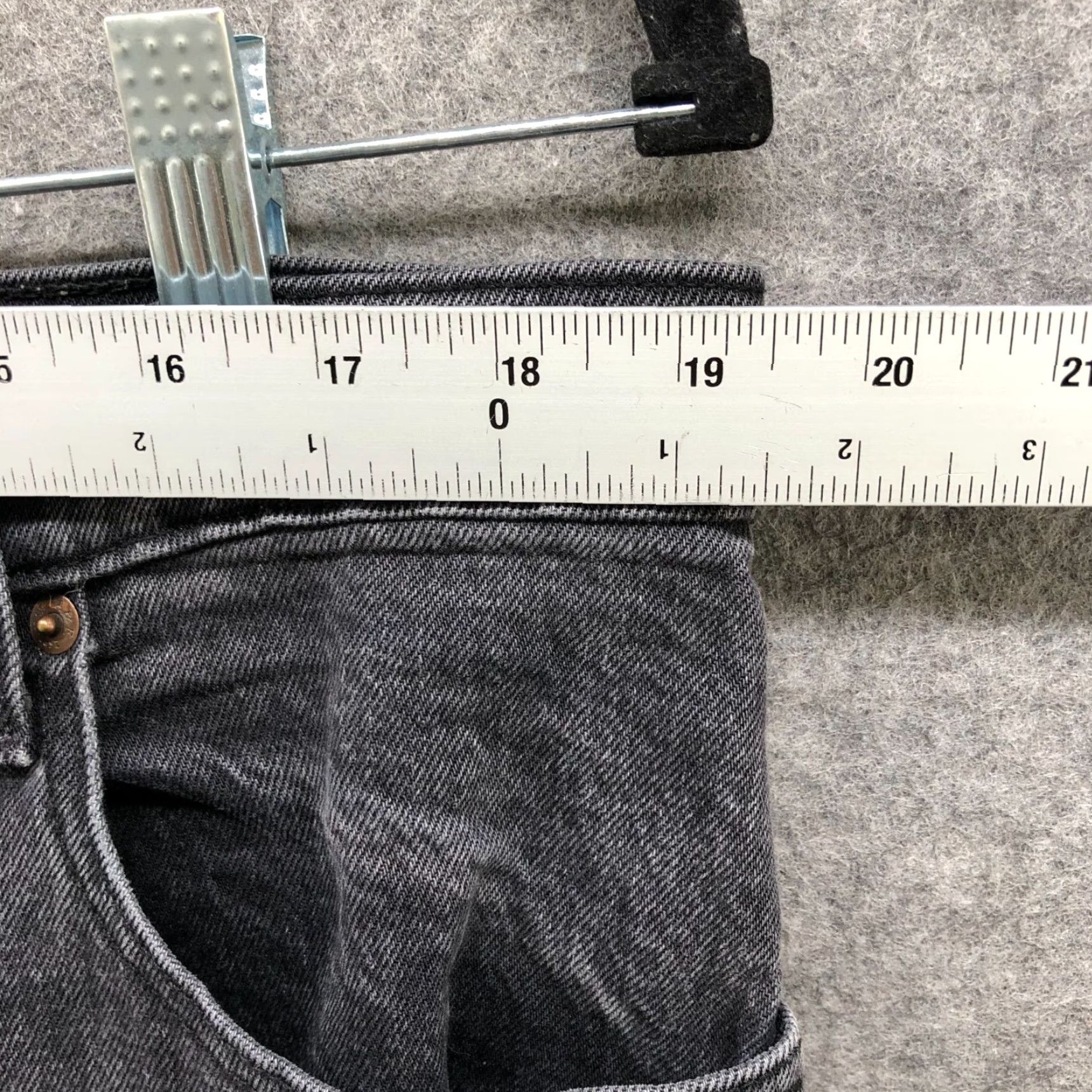 Abercrombie & Fitch Abercrombie & Fitch 90s Straight Ultra High Rise Jean Womens 16P Black Size 38" / US 16 / IT 52 - 6 Thumbnail