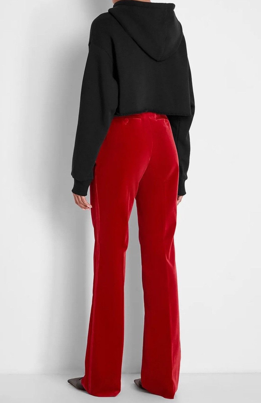 Gucci GUCCI BLACK CROPPED HOODIE Size XS / US 0-2 / IT 36-38 - 9 Thumbnail