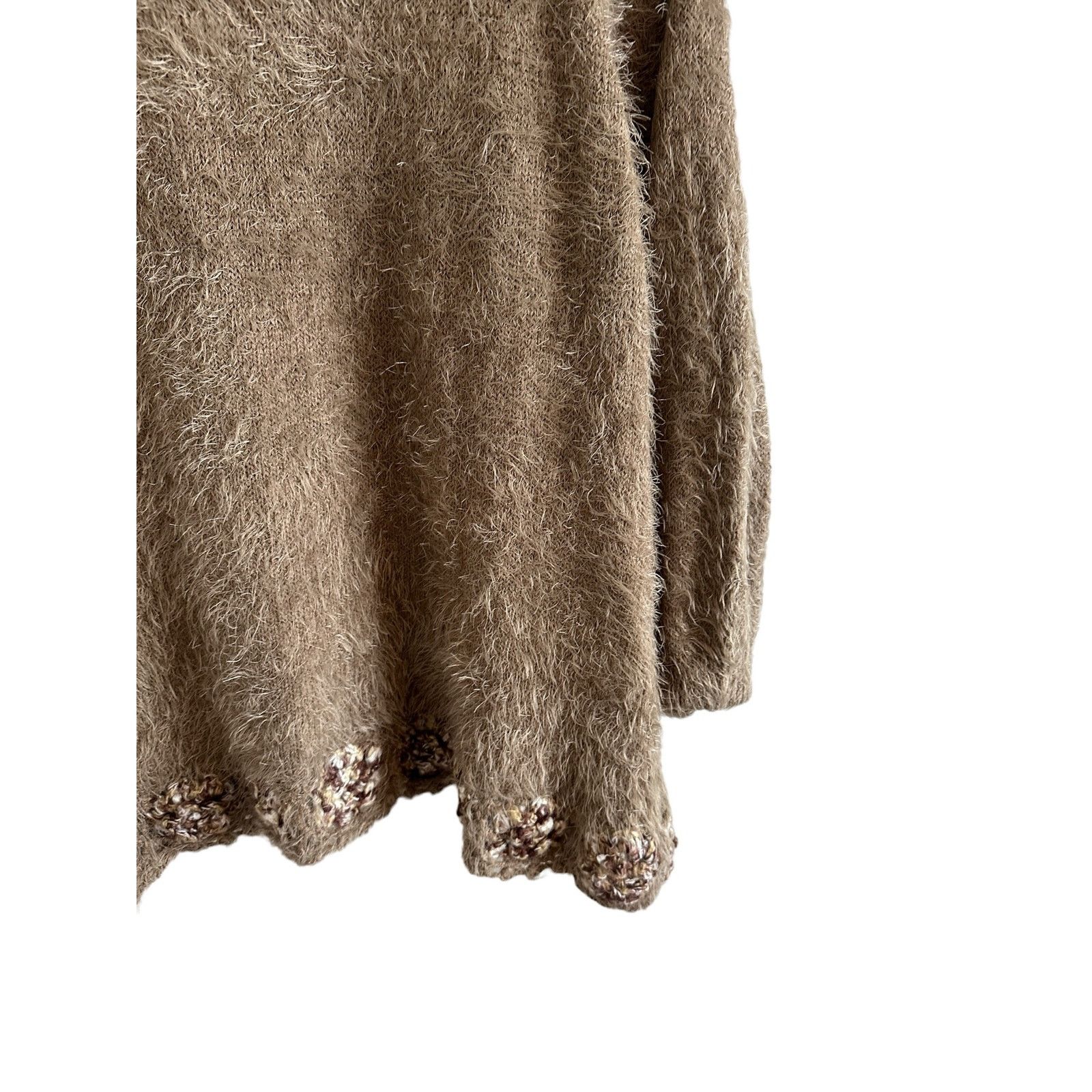 Other Easel Womens Small/Medium Long Sleeve Brown Knitted Cardigan Size S / US 4 / IT 40 - 12 Thumbnail