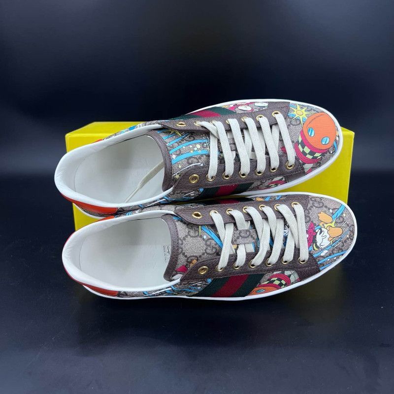 Gucci Gucci Disney Donald Duck Print Low-Top Sneakers - Size US 8 / EU 41 - 6 Thumbnail