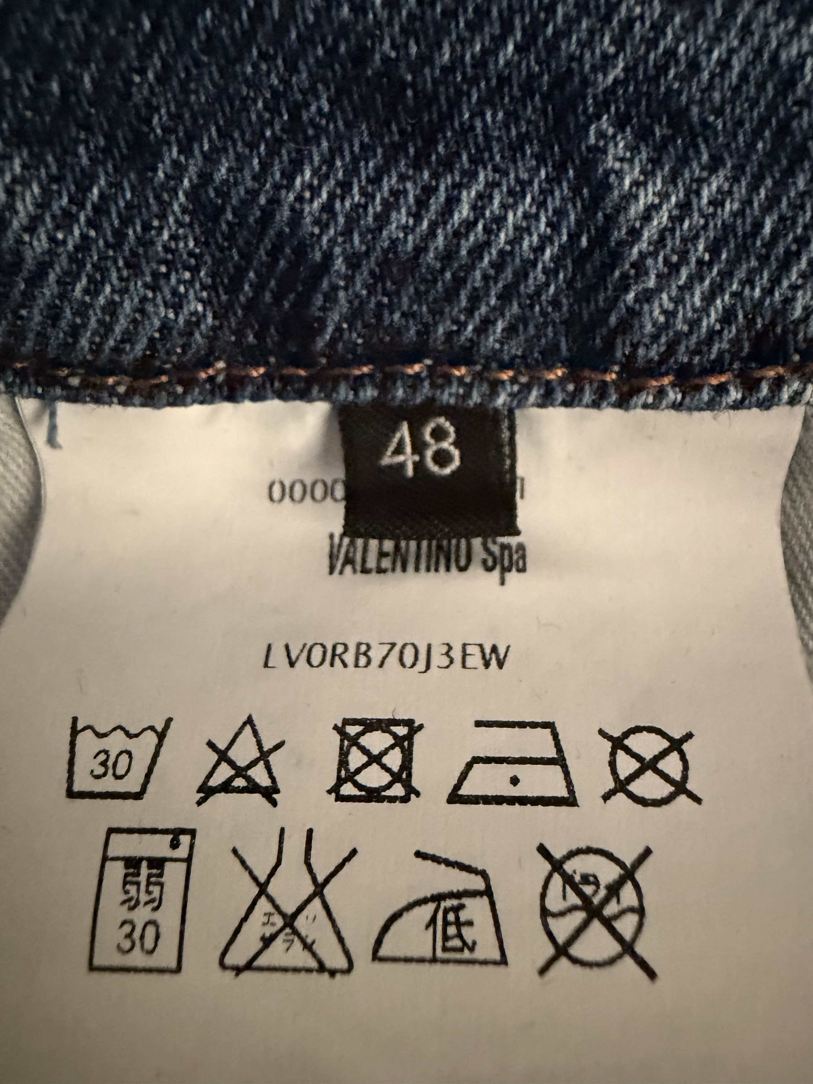Valentino Valentino Mainline Paneled Drawstring Jeans Size US 32 / EU 48 - 10 Thumbnail