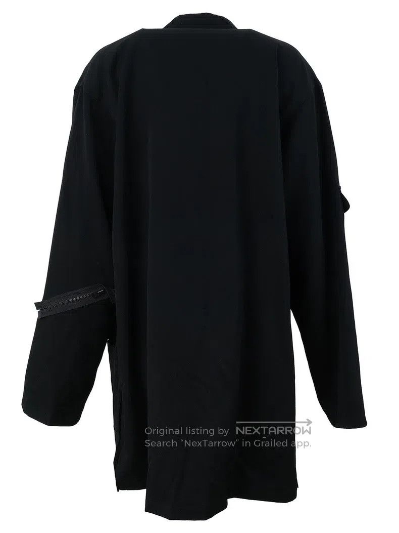 Yohji Yamamoto Yohji Yamamoto Mainline black wool coat Size US M / EU 48-50 / 2 - 2 Thumbnail