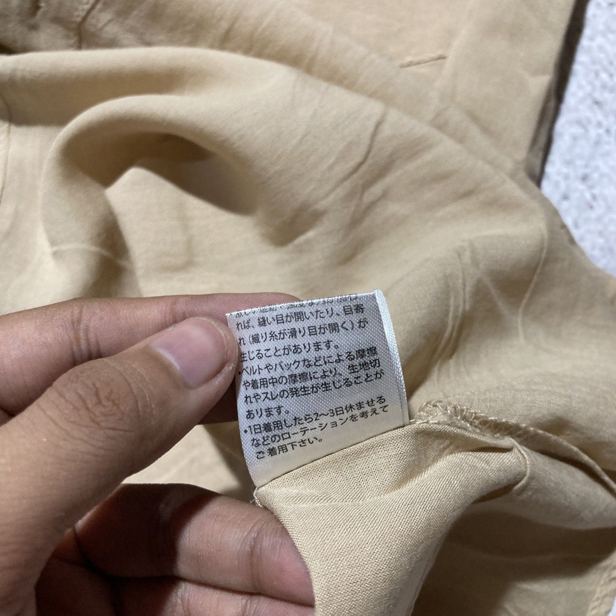Japanese Brand 2000s GOA Soft Light Weight Shirt Button Up Beige Lgb Size US M / EU 48-50 / 2 - 17 Thumbnail