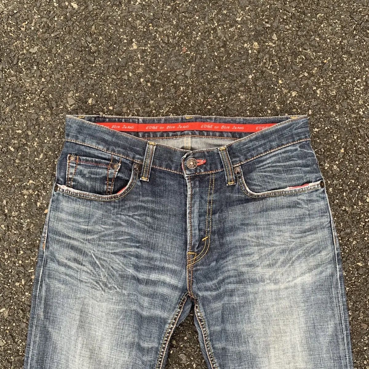 Pro Edge Vintage Edwin 512 Jeans 34x31 Mini Flare Denim Bootcut Pants Size US 34 / EU 50 - 3 Thumbnail