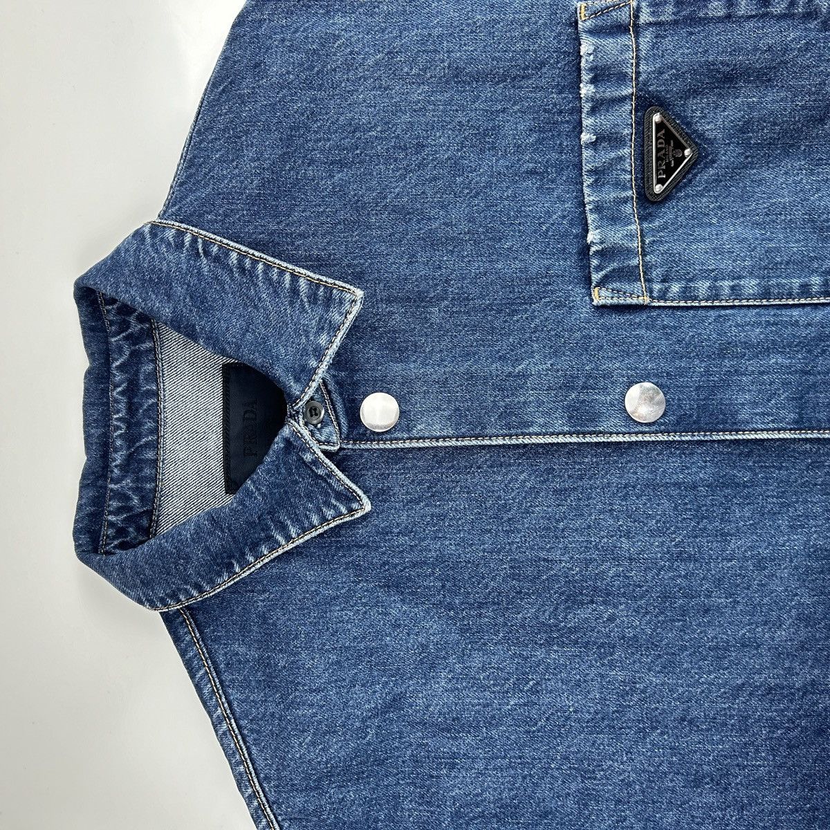 Prada Prada denim shirt Size US L / EU 52-54 / 3 - 6 Thumbnail