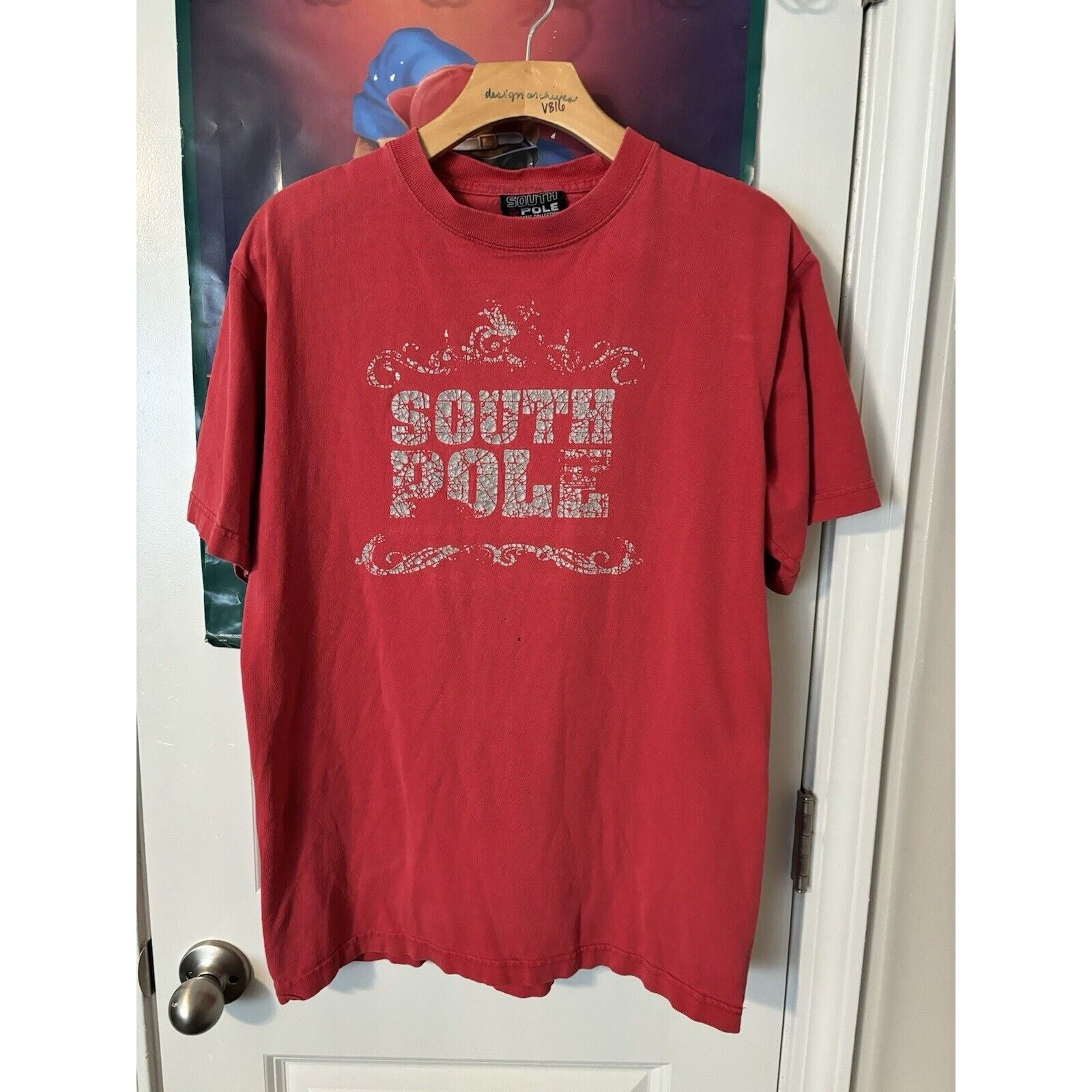 Southpole vintage skateboard south pole red y2k T-shirt Size Large Size US L / EU 52-54 / 3 - 1 Thumbnail
