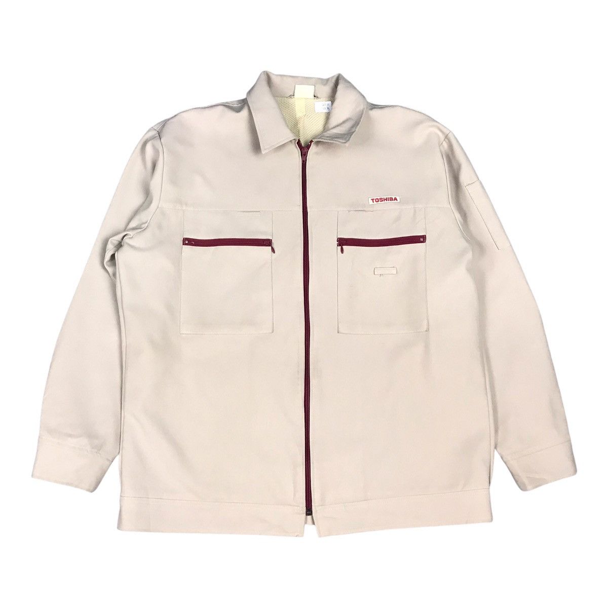 Japanese Brand × Vintage Vintage Toshiba Brand Brown zipper jacket Size US L / EU 52-54 / 3 - 1 Thumbnail