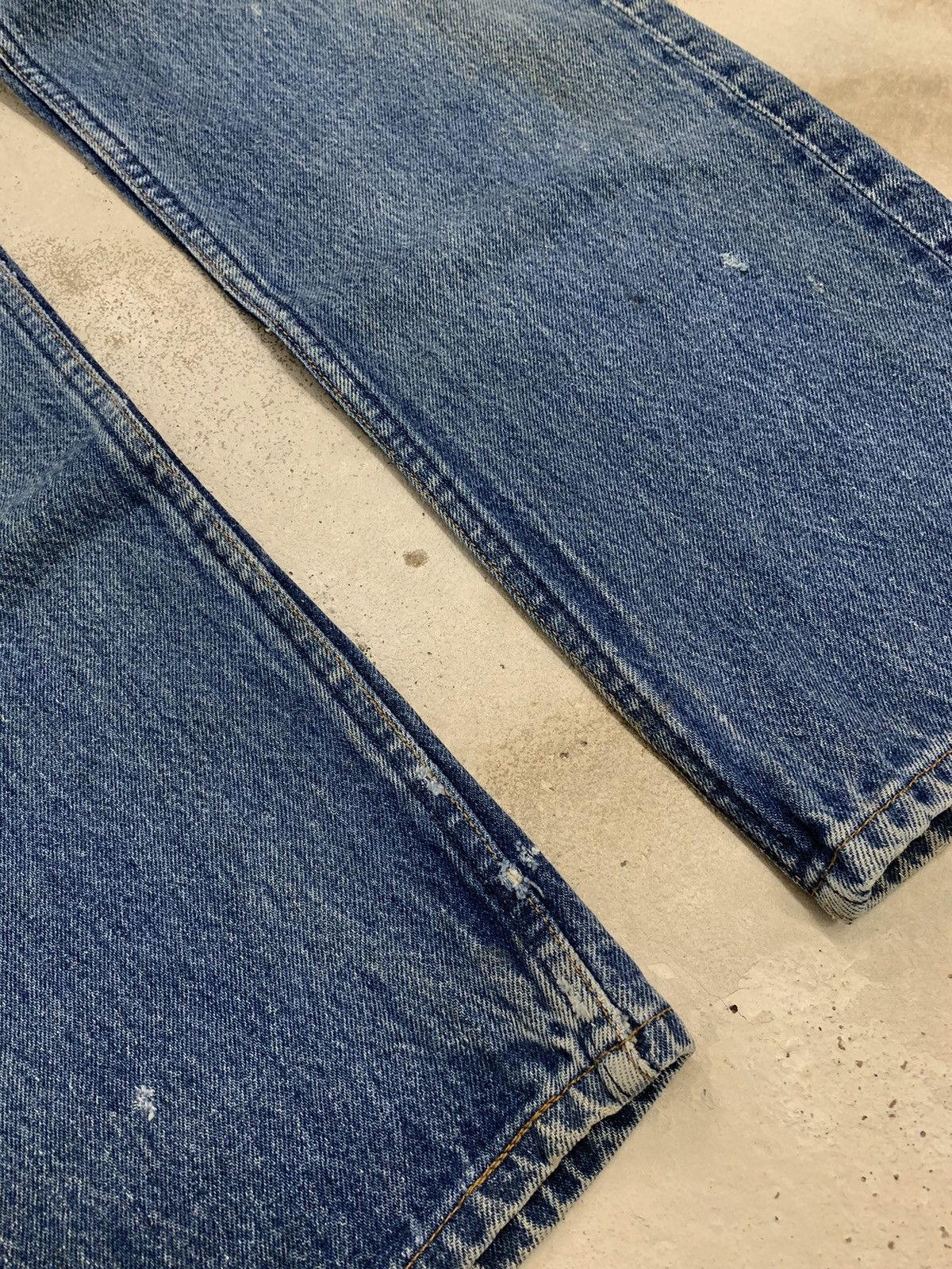 Levi's Levis 501 Vintage Muddy Patch Distressed Denim Size US 30 / EU 46 - 6 Thumbnail