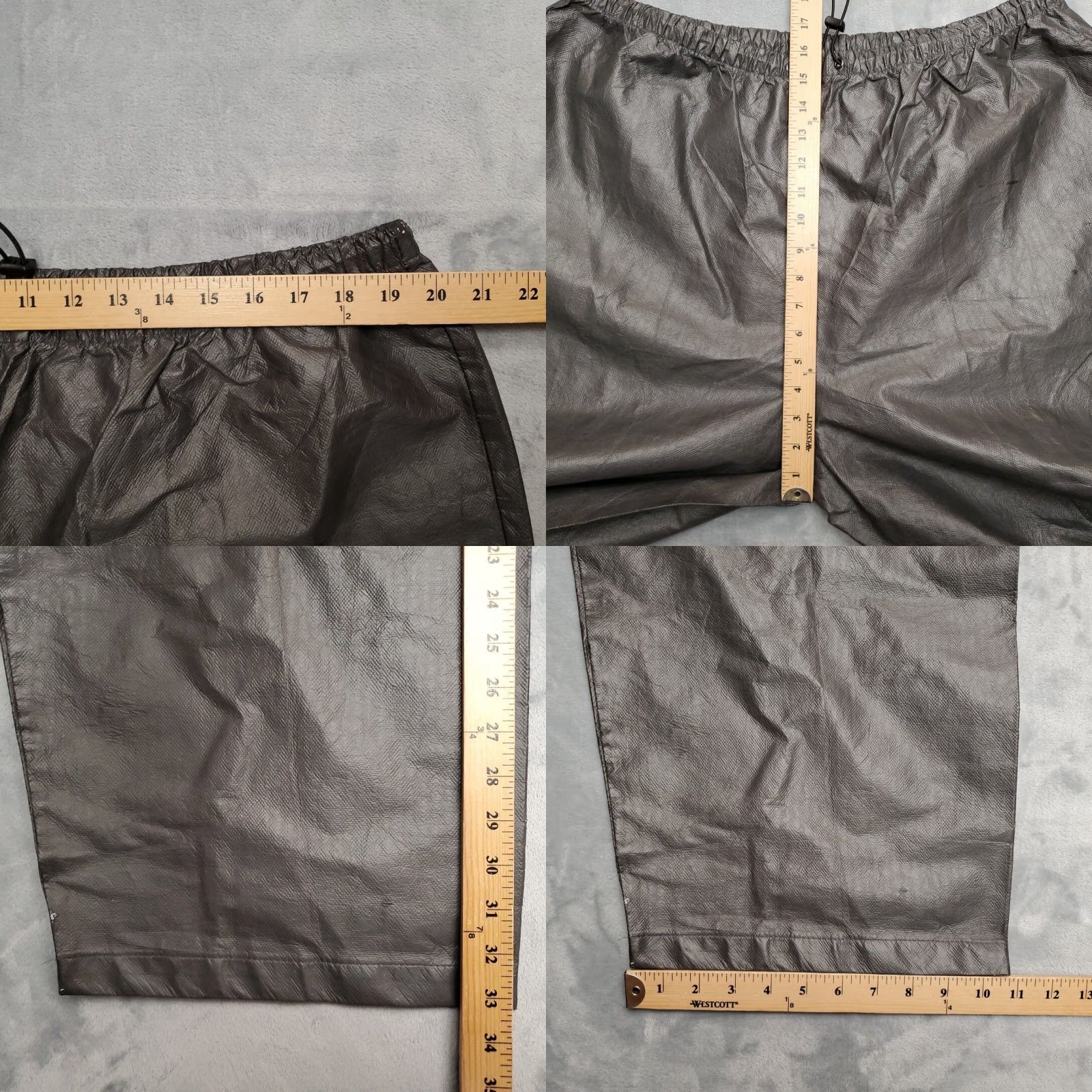Vintage Frogg Toggs Pants Men 2XL Gray Waterproof Baggy Rain Lightweight Packable Hiking Rain Pants Mens 2XL Gray Waterproof Baggy Frogg Toggs pants Size US 39 - 10 Thumbnail