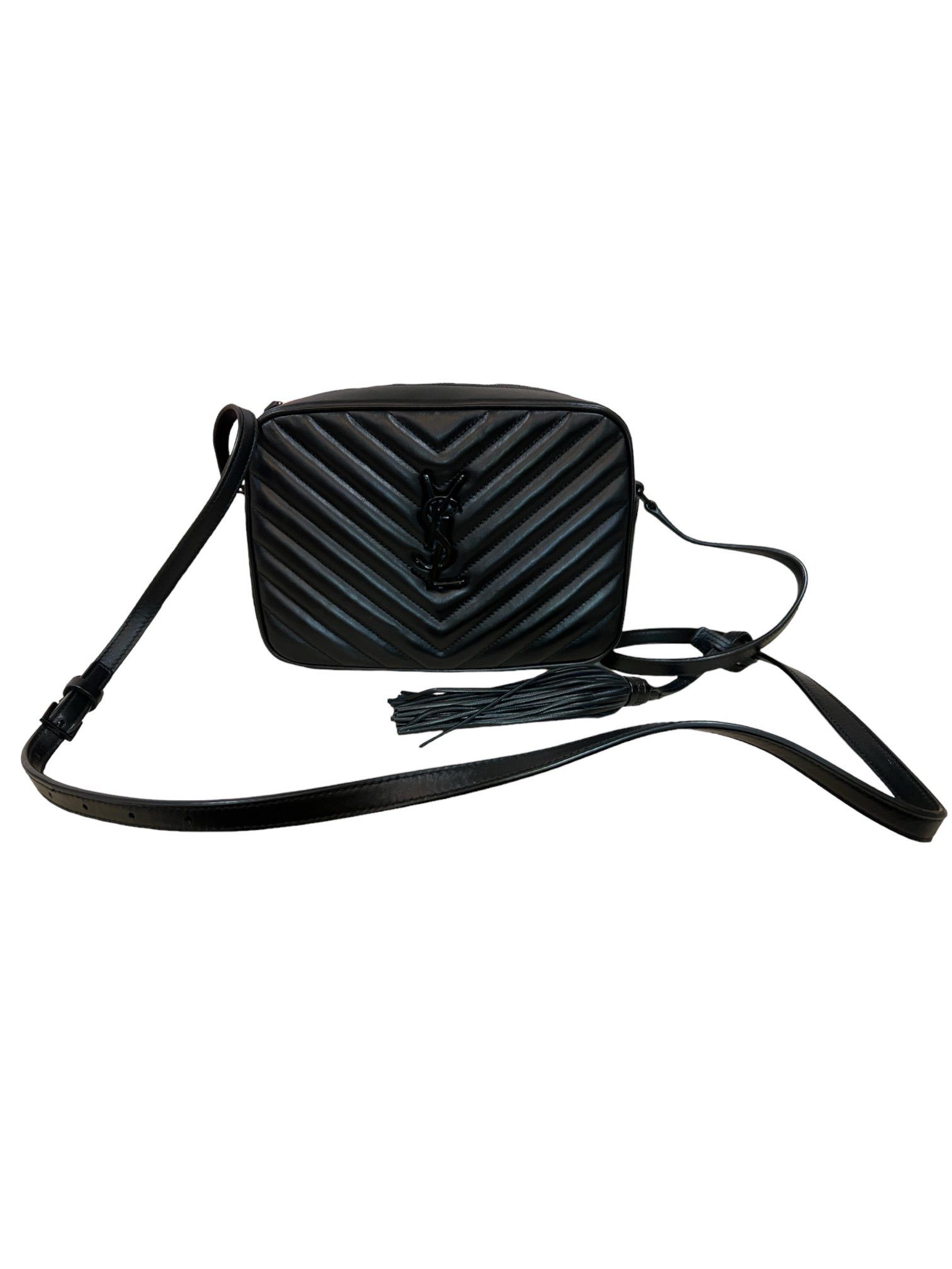 Saint Laurent Paris o1s1wg111124 Size: OS / Lou Camera Bag Leather in Black Size ONE SIZE - 4 Thumbnail