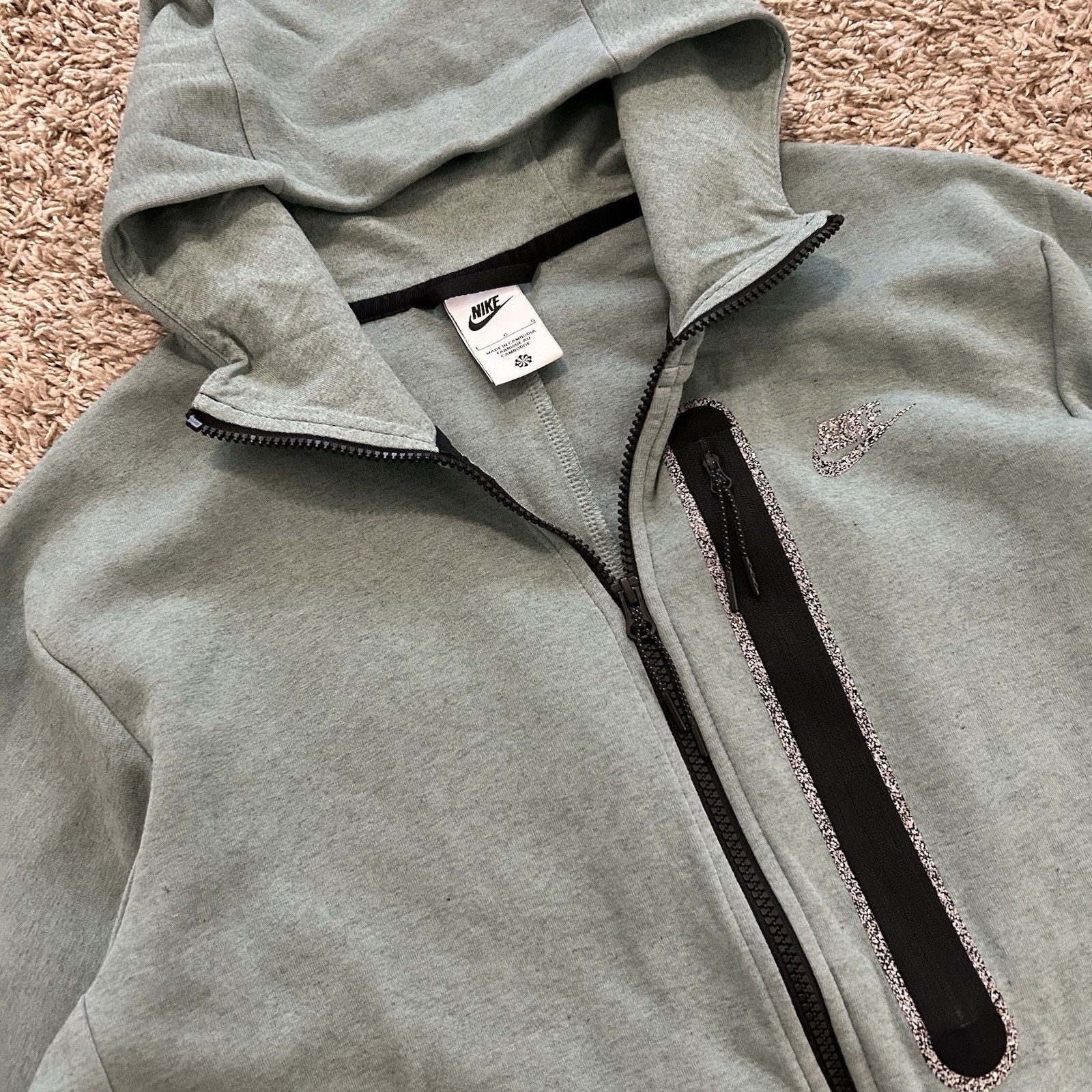 Nike Tech Fleece Bicoastal 2 Way Full Zip Performance Hoodie Size US L / EU 52-54 / 3 - 2 Thumbnail