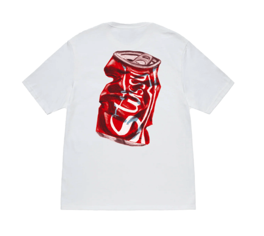 Pre-owned Hypebeast X Stussy Stüssy Soda Can Tee White • L
