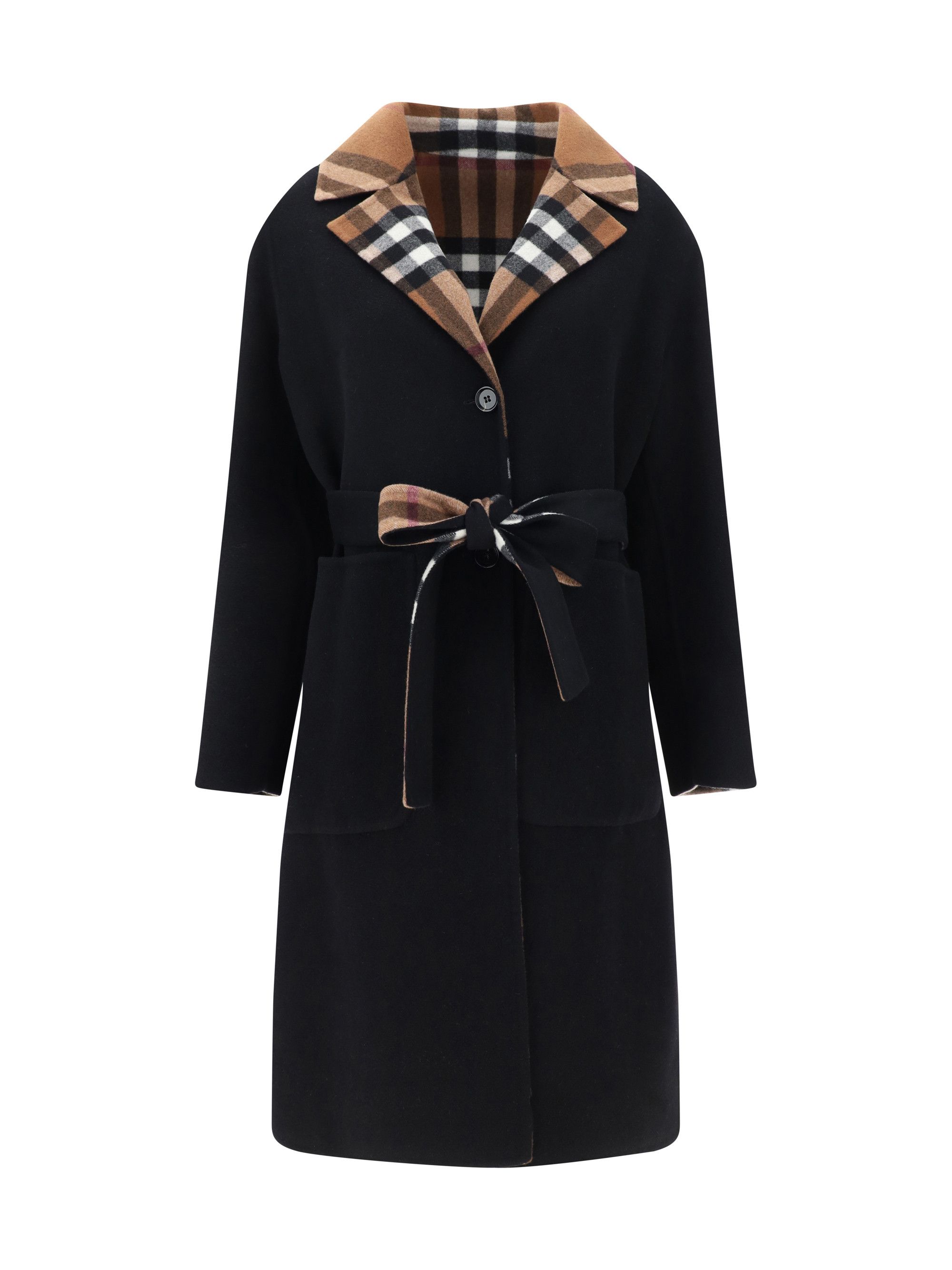 image of Burberry Dorea Reversible Coat, Women's (Size Medium)