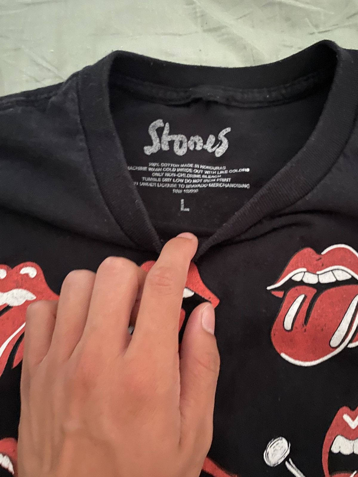 The Rolling Stones Black Rolling Stones Tee Size US L / EU 52-54 / 3 - 2 Thumbnail