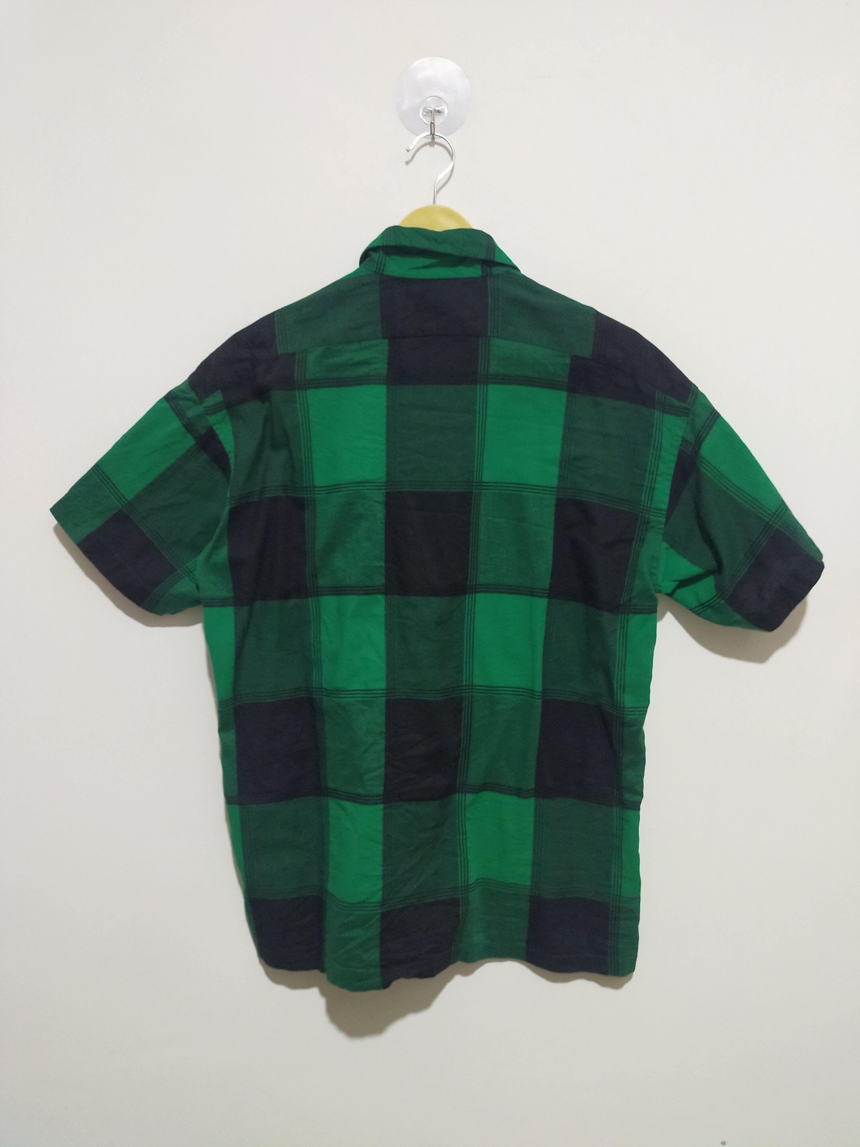 Japanese Brand JUN MEN GREEN CHECKERED PATTERN Size US M / EU 48-50 / 2 - 2 Thumbnail