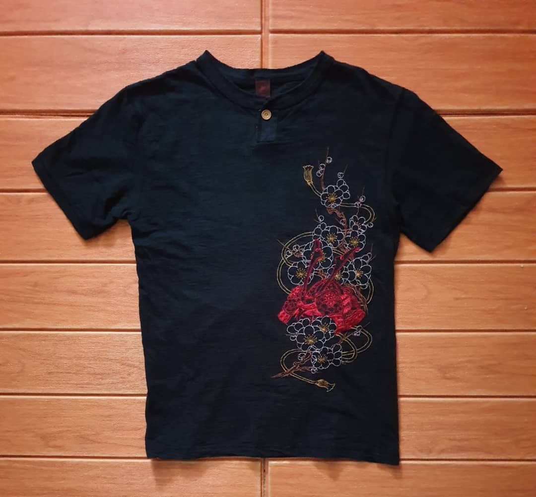 Japanese Brand 💥Samurai Japanese embroidery sukajan shirt Size US S / EU 44-46 / 1 - 1 Thumbnail