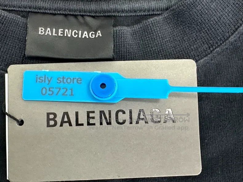 Balenciaga Balenciaga Letter Print Round Neck Pullover T-Shirt Size US XS / EU 42 / 0 - 4 Thumbnail