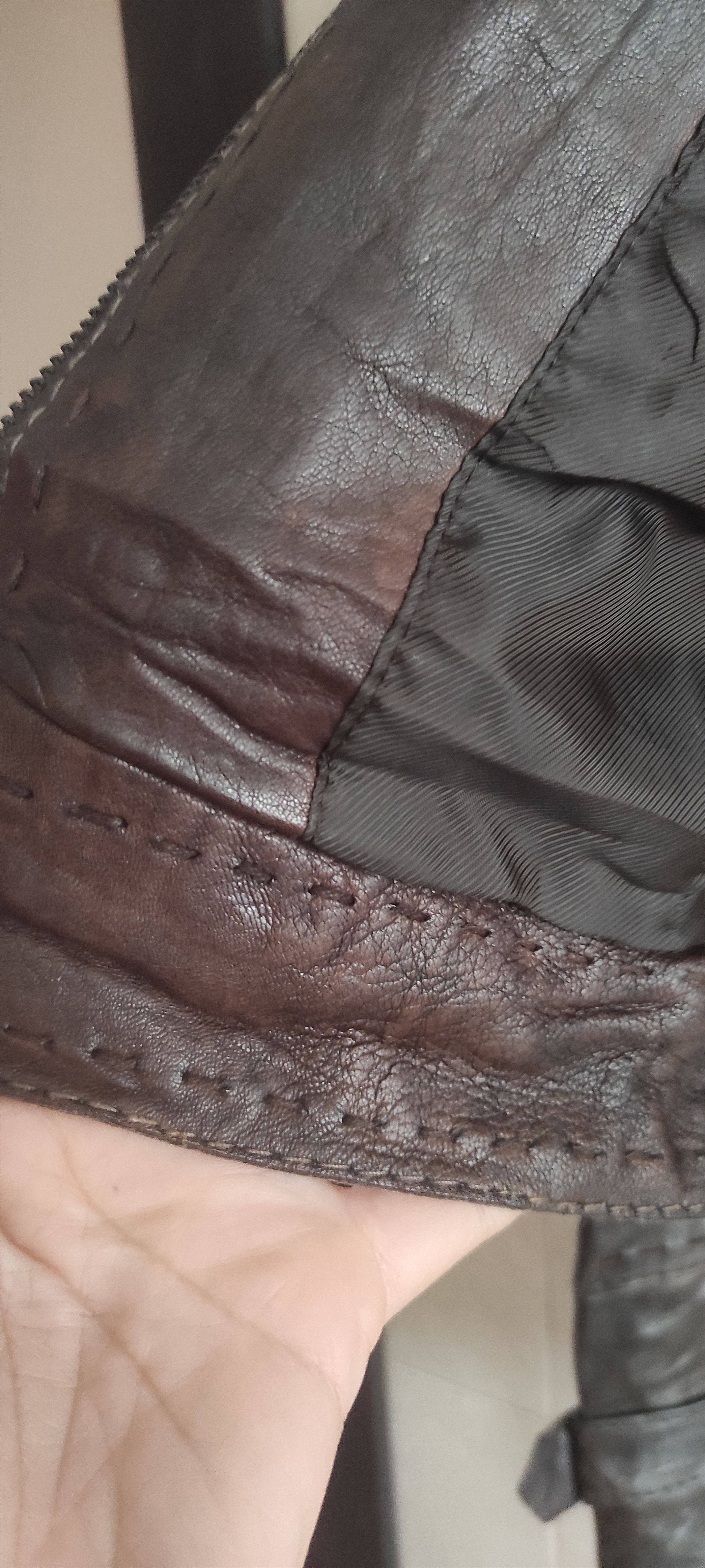 Genuine Leather Claudia Strater Genuine Soft Leather Biker Jacket Brown Size S / US 4 / IT 40 - 8 Thumbnail