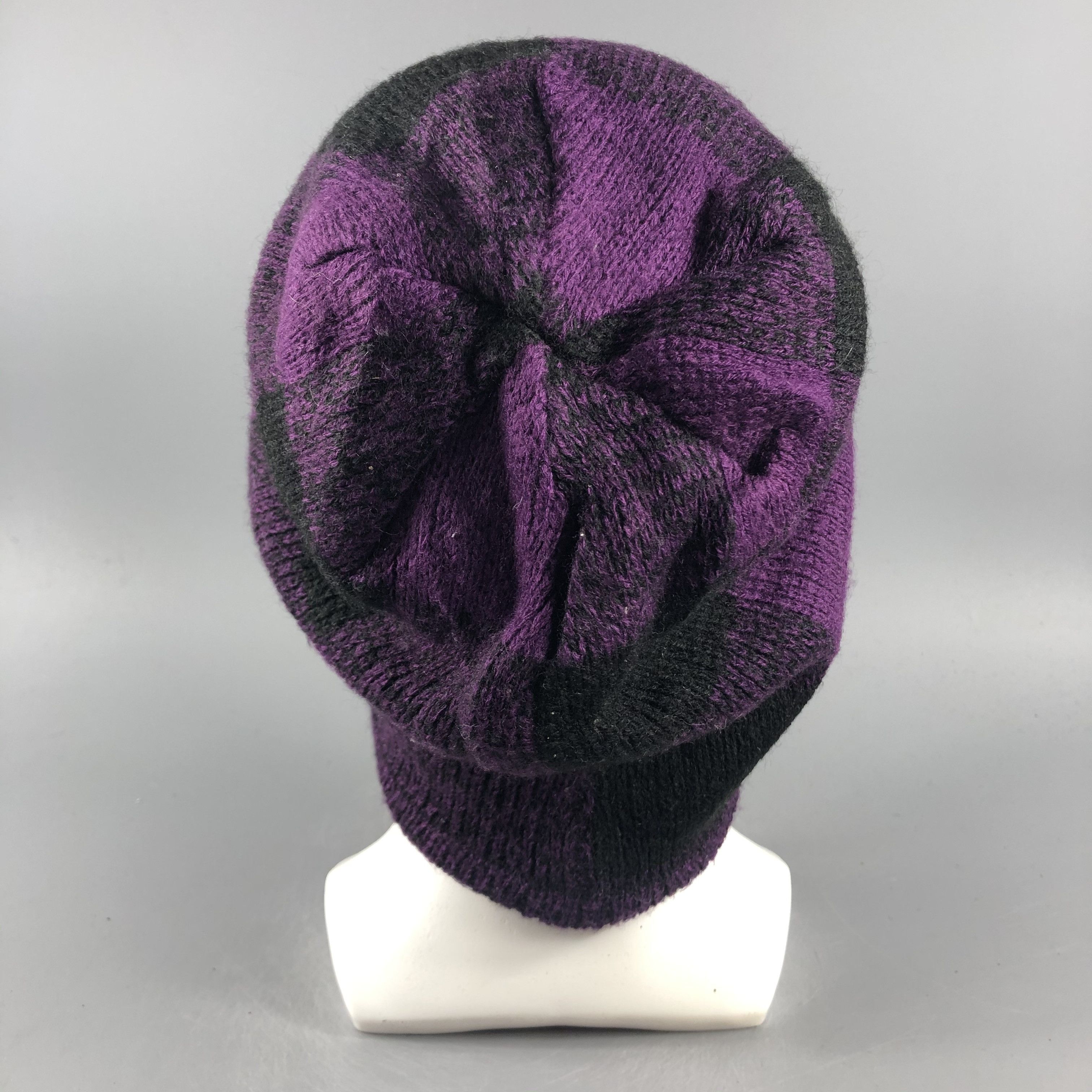 Japanese Brand × Vintage Stunna Checker Beanie Snow Hat Snow Cap -D057 Size ONE SIZE - 2 Thumbnail