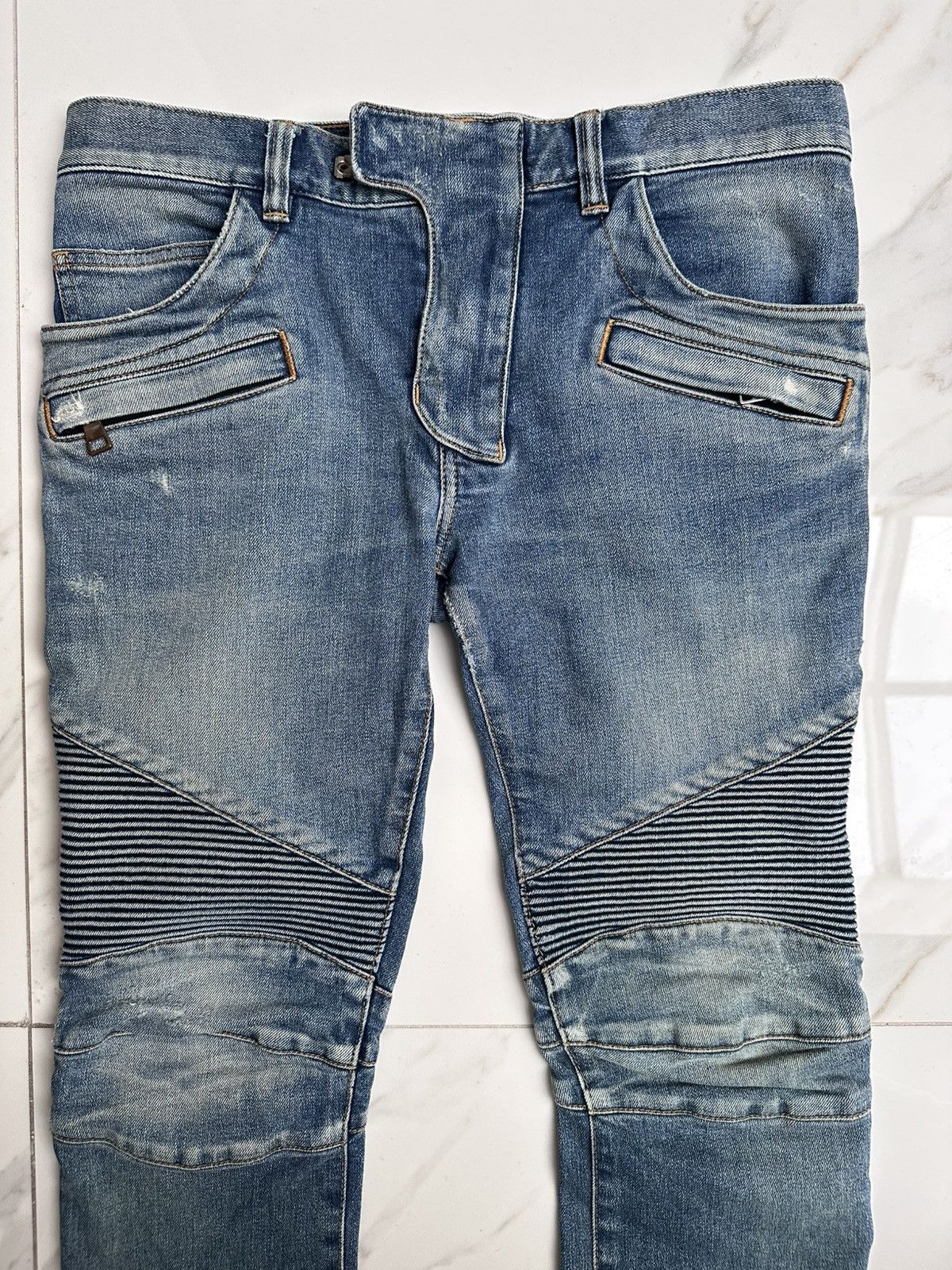 Balmain Biker jeans Size US 29 - 3 Thumbnail