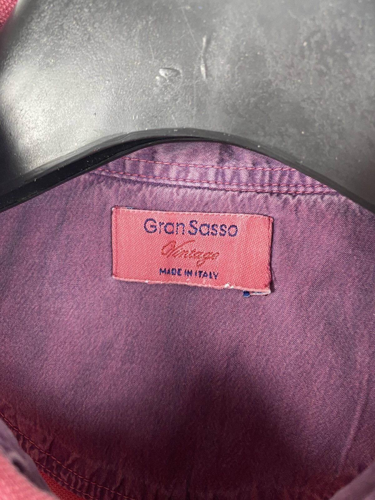 Gran Sasso Gran Sasso Vintage Garment Dyed Polo size 52 Size US L / EU 52-54 / 3 - 4 Thumbnail