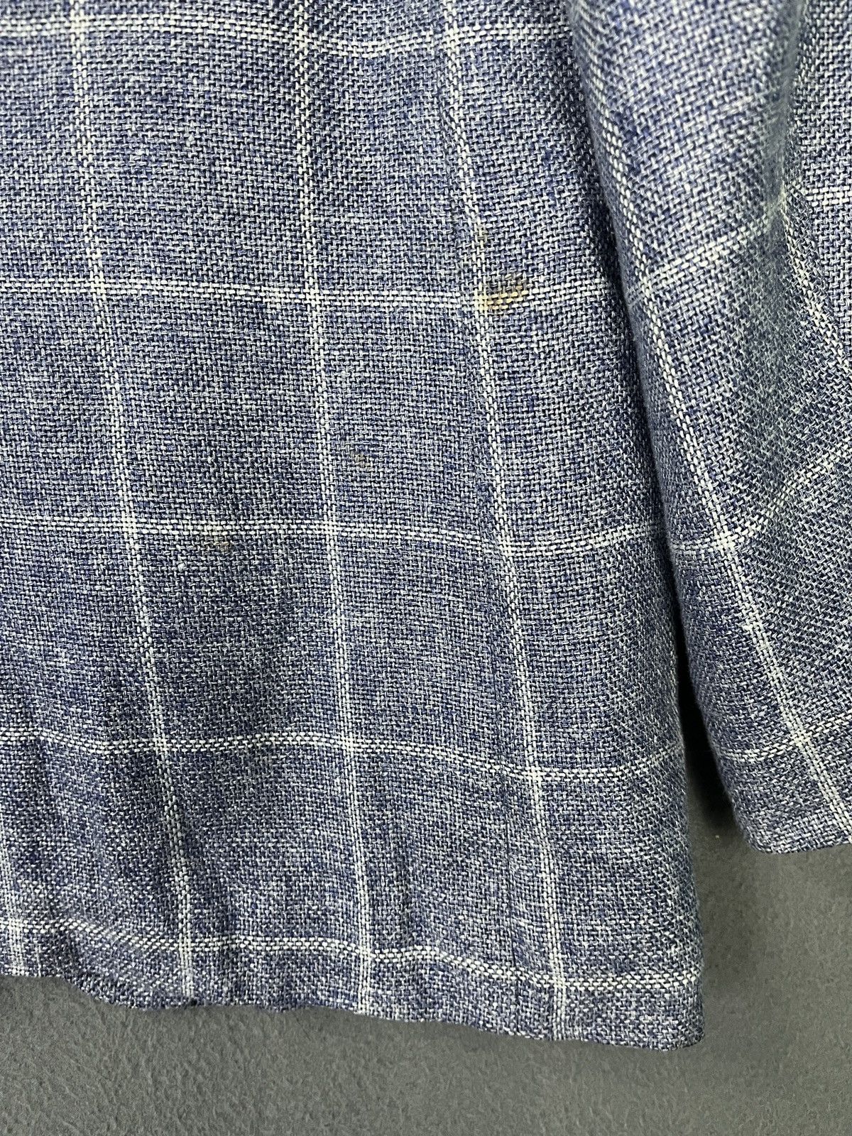 Designer × Loro Piana Loro Piana Plaid Hemp Wool Blazer Size 40R - 12 Thumbnail