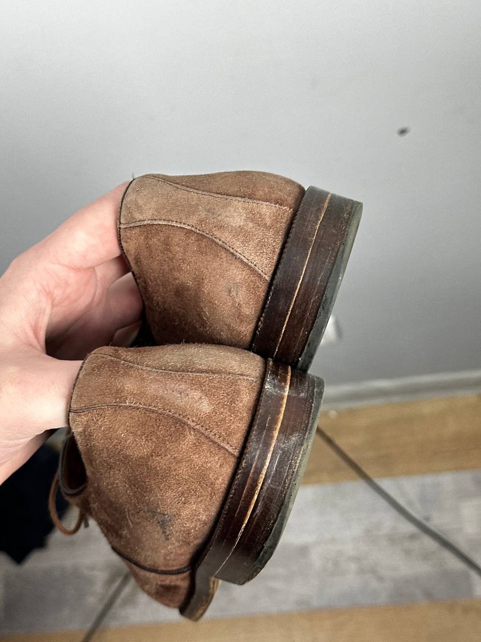 Bally Bally Prestige Vintage Brown Suede Oxford Shoes Size US 10 / EU 43 - 16 Thumbnail
