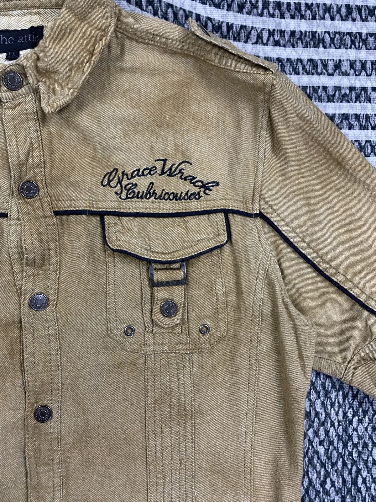 In The Attic Vintage In The Attic Double Pocket Button Up Shirt Size US XL / EU 56 / 4 - 9 Thumbnail